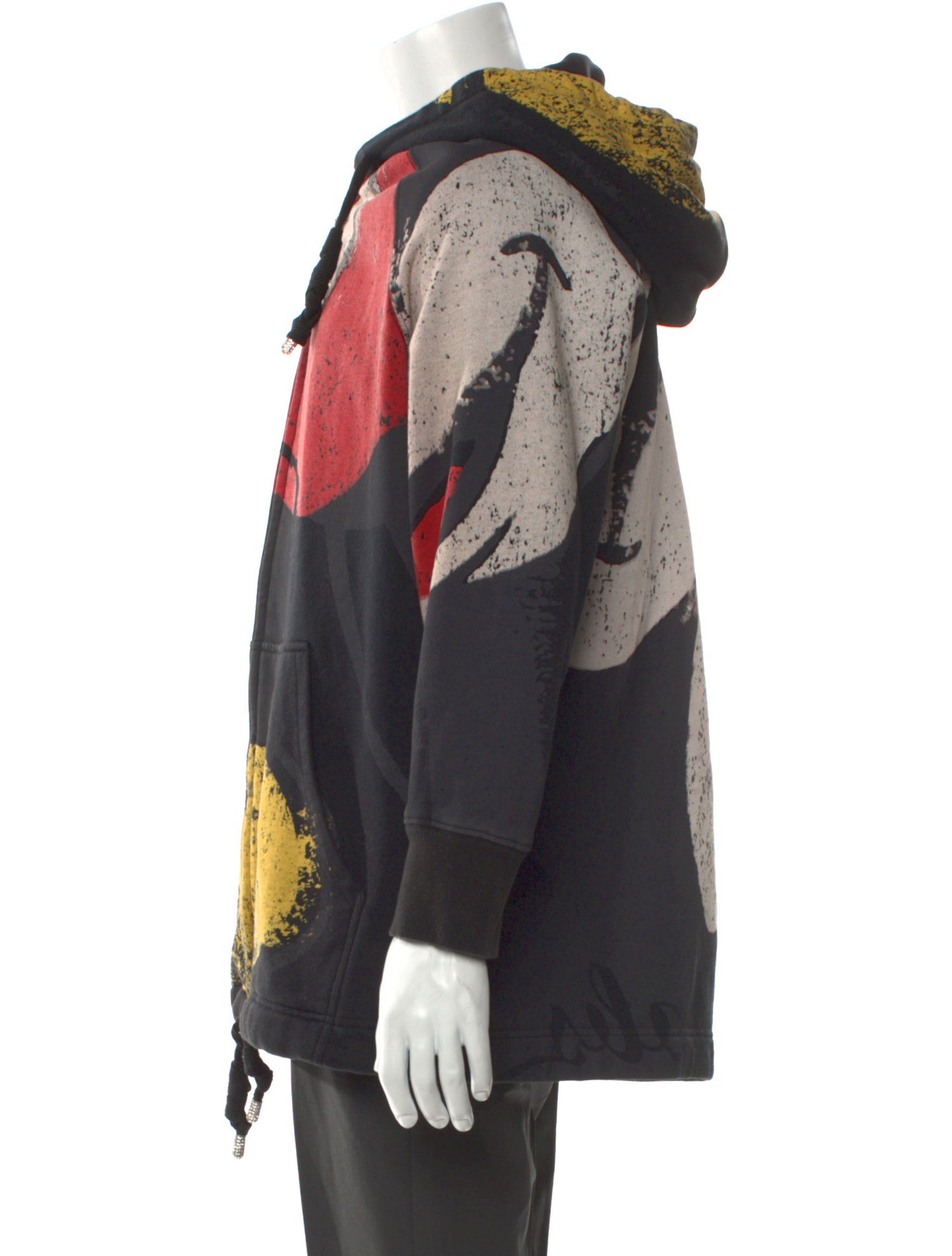 Marc Jacobs Graphic Print V-Neck Hoodie