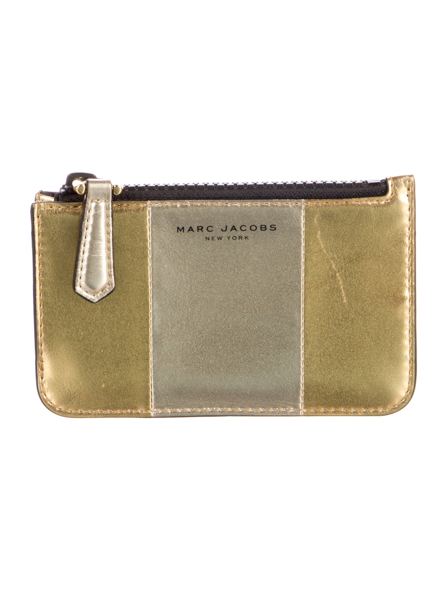 Marc Jacobs Leather Colorblock Pattern Wallet
