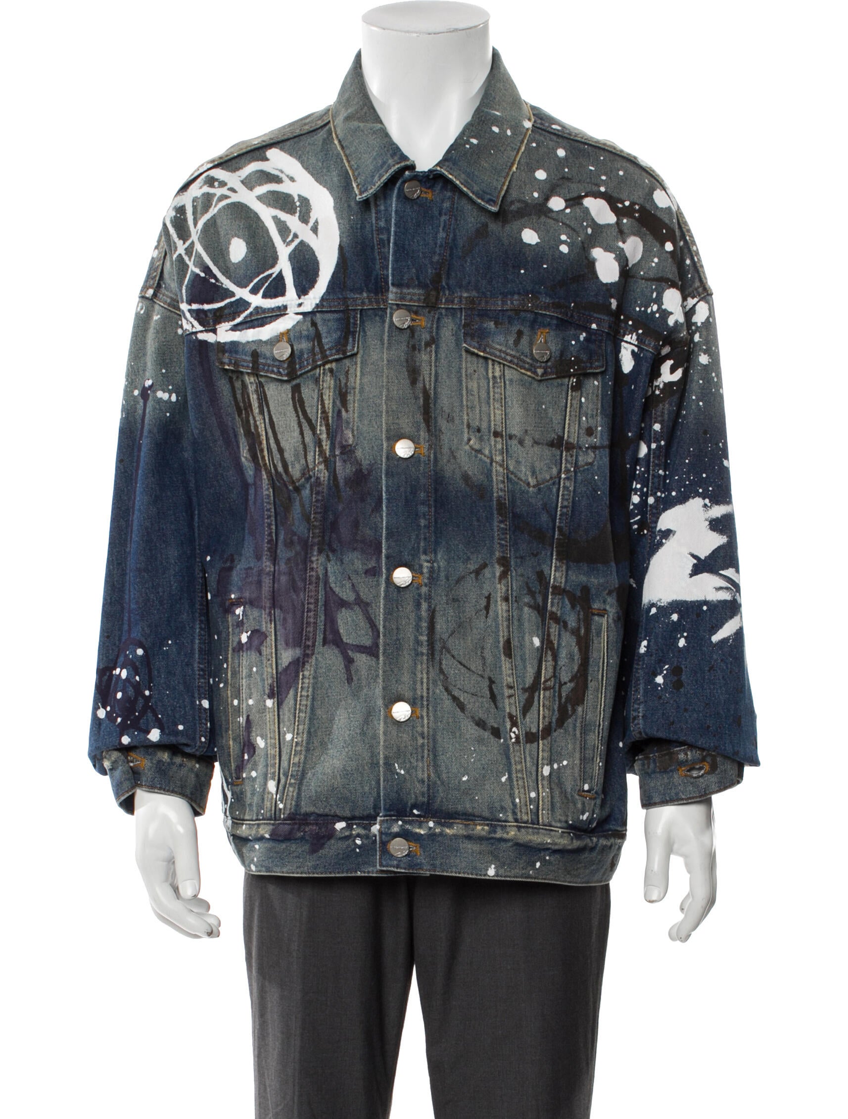 Marc Jacobs x Futura Graphic Print Denim Jacket