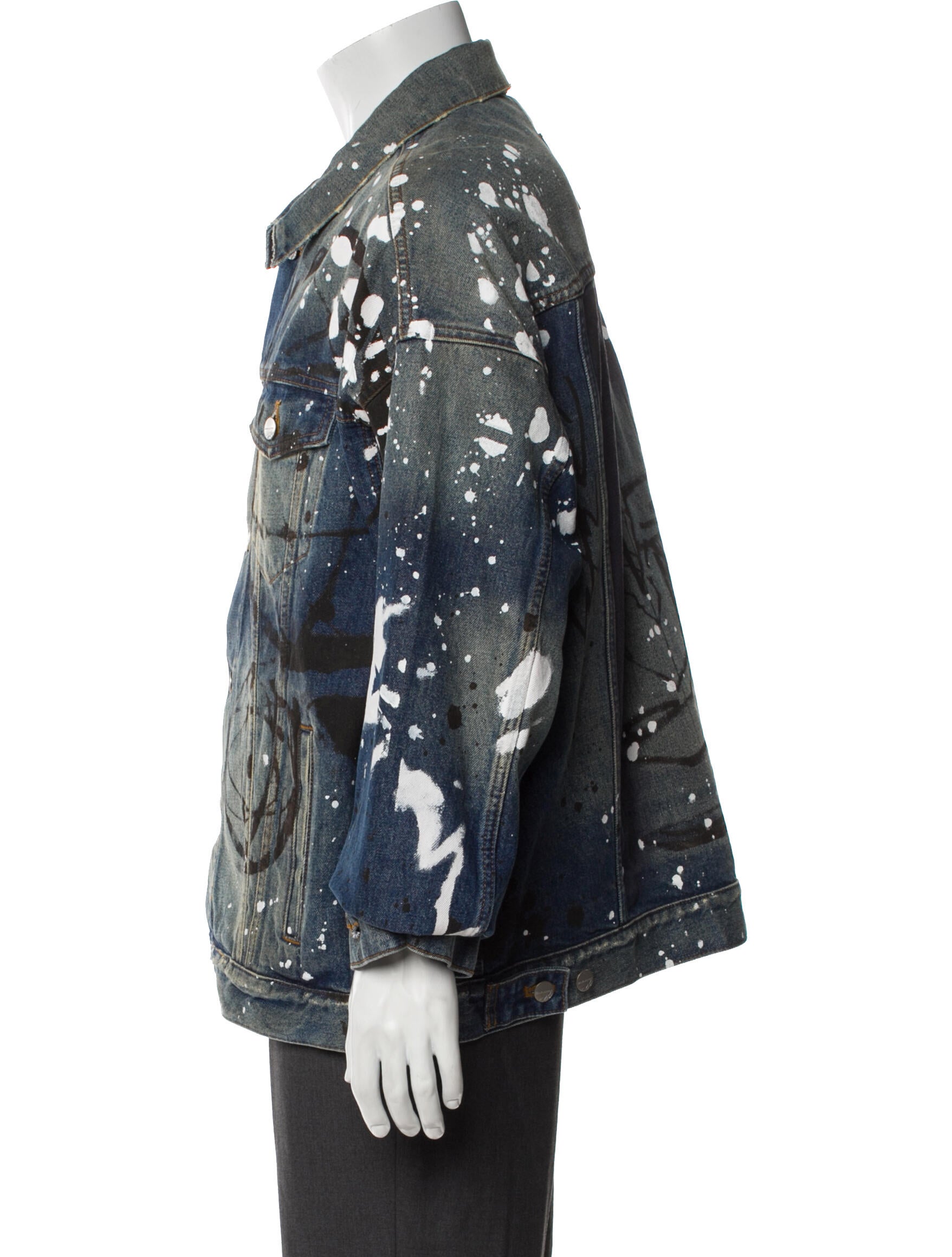 Marc Jacobs x Futura Graphic Print Denim Jacket