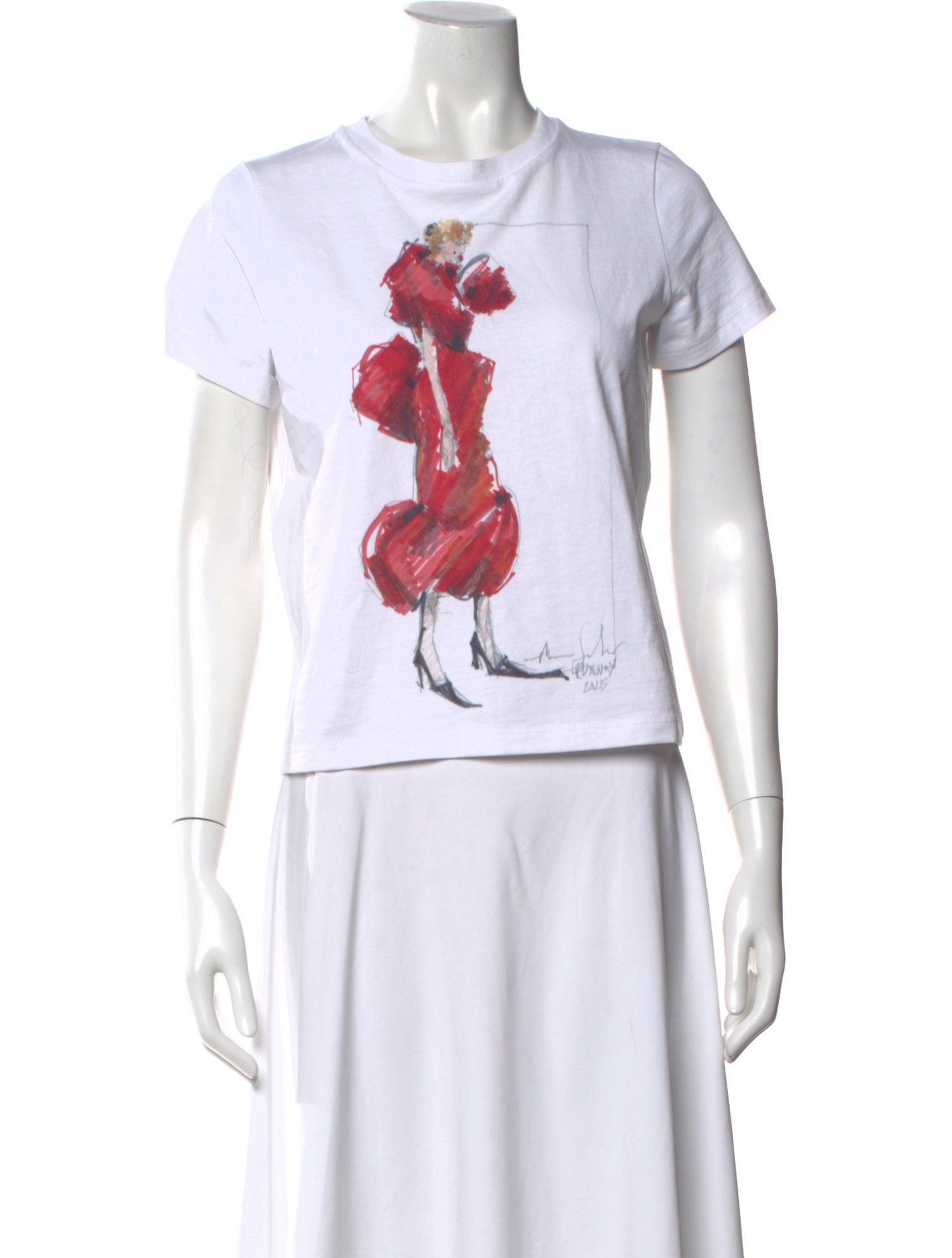 Marc Jacobs Graphic Print Crew Neck T-Shirt