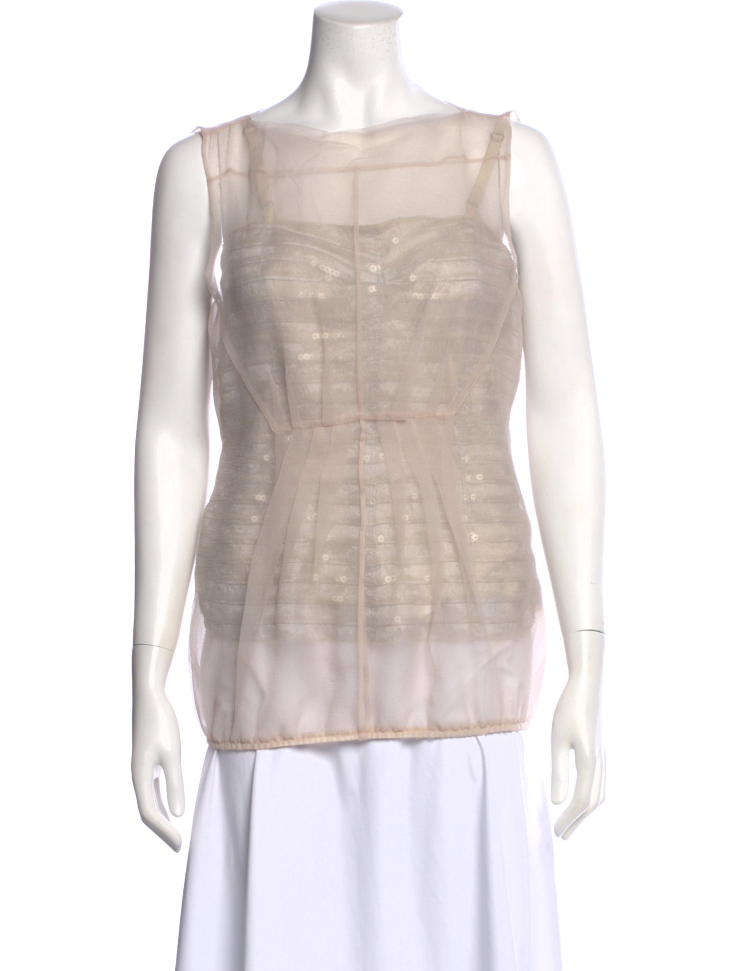 Marc Jacobs Striped Bateau Neckline Top