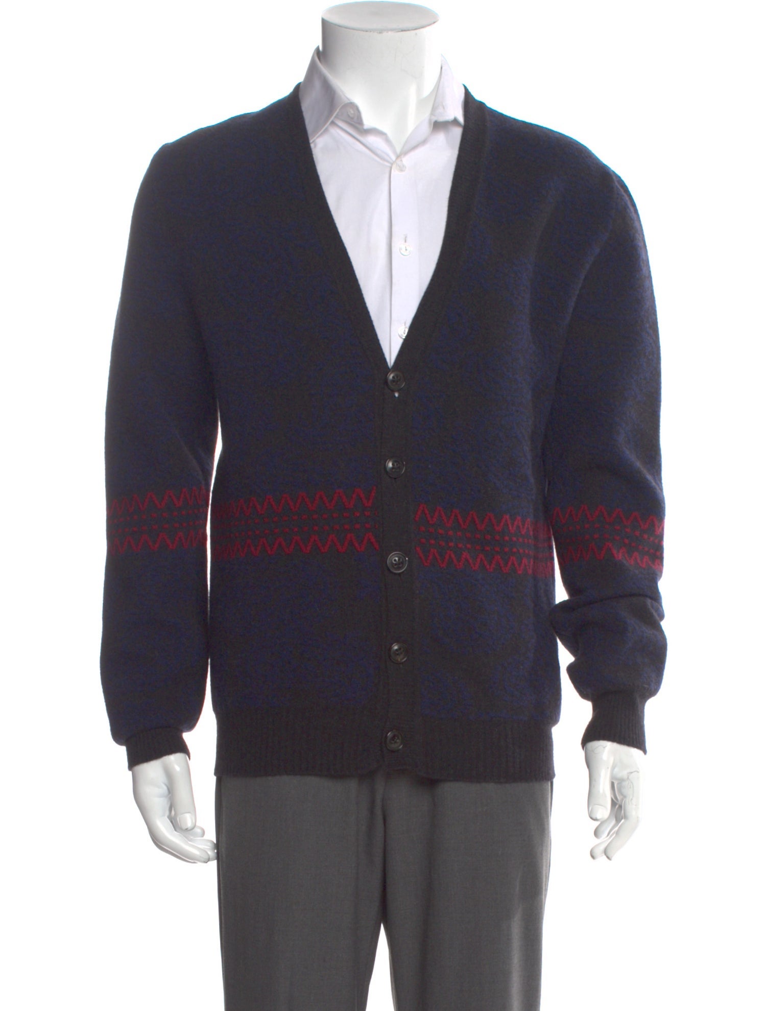 Marc Jacobs Virgin Wool Printed Cardigan