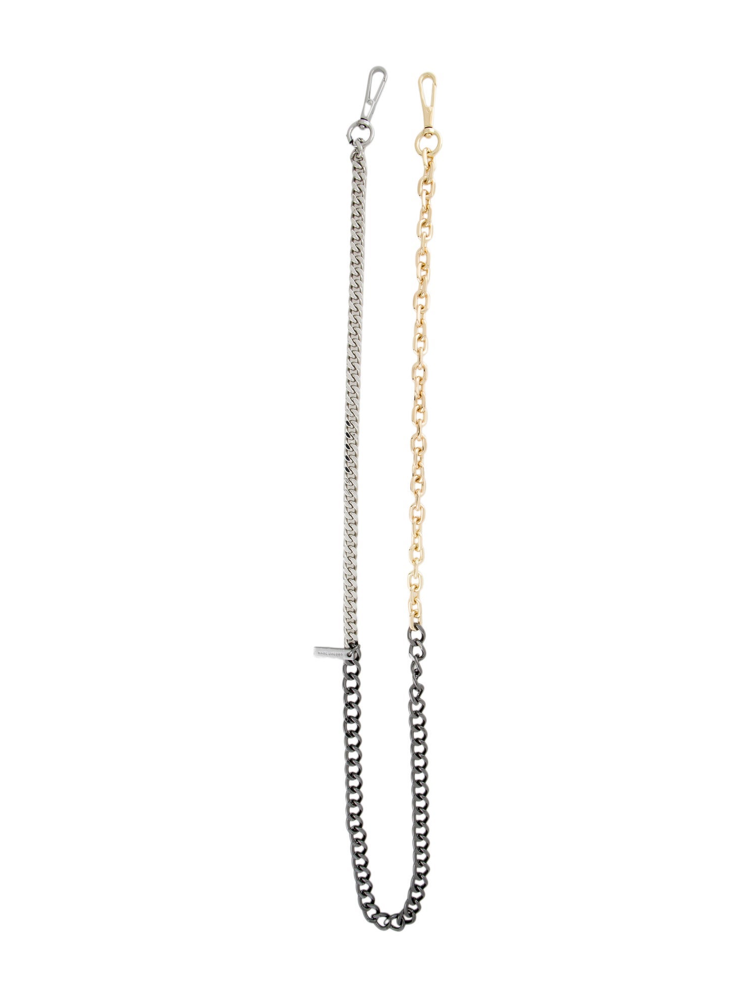 Marc Jacobs Tri Color Metal Chain Strap w/Tags