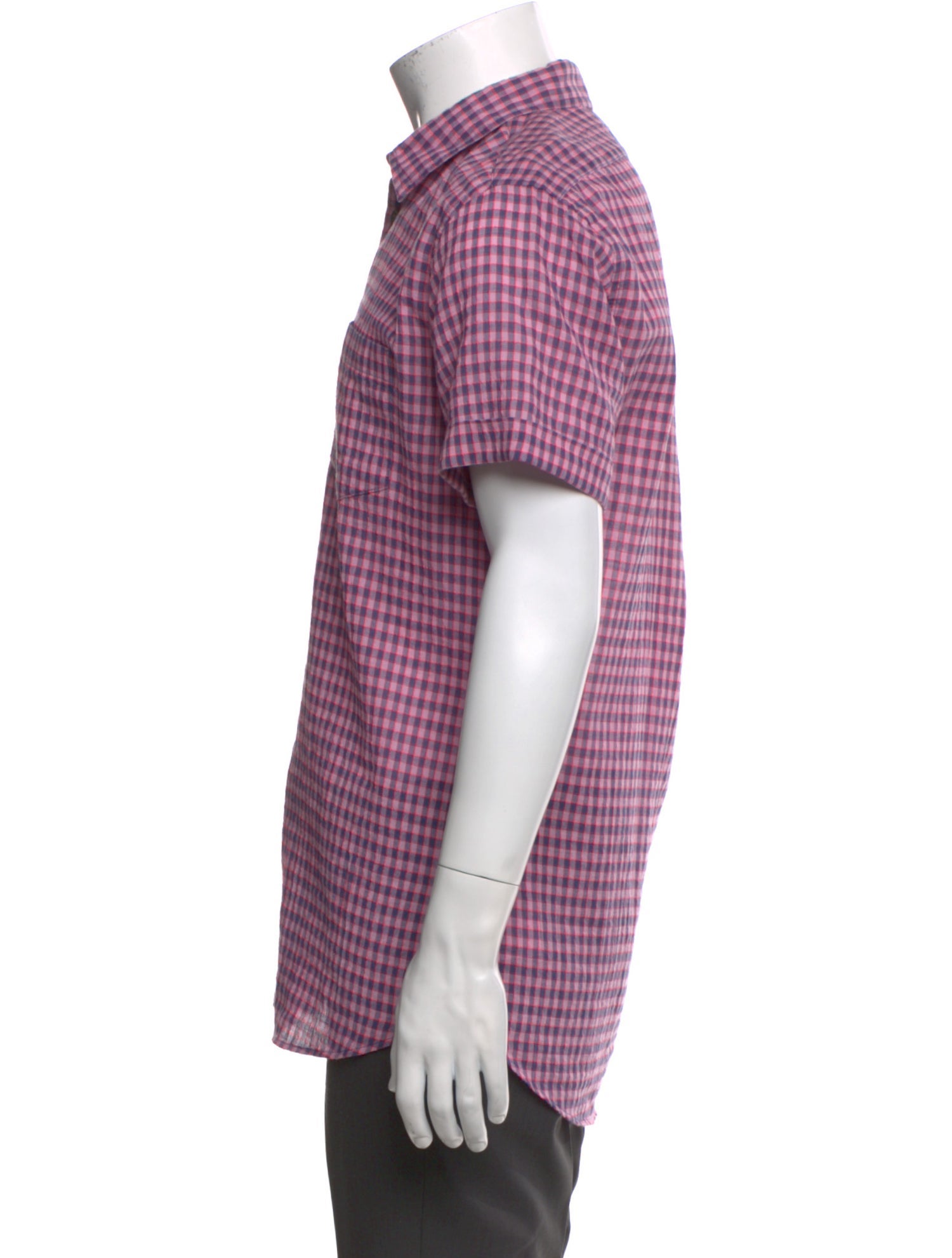 Marc Jacobs Plaid Print Short Sleeve Shirt