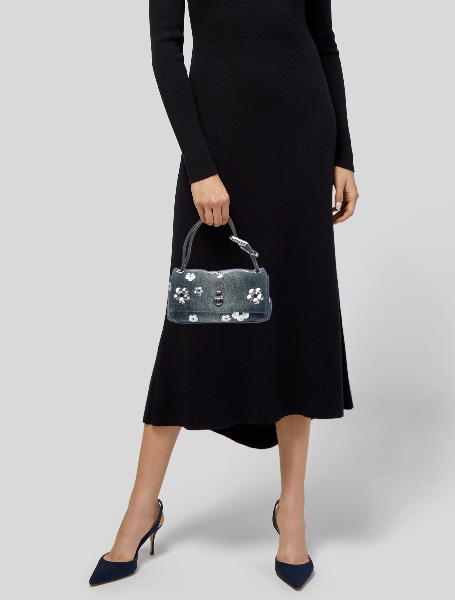 Marc Jacobs Denim Top Handle Bag