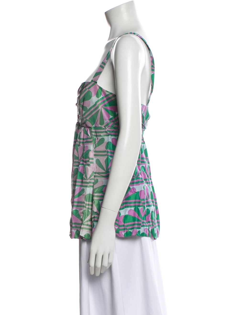 Marc Jacobs Patterned Square Neckline Top - image 2