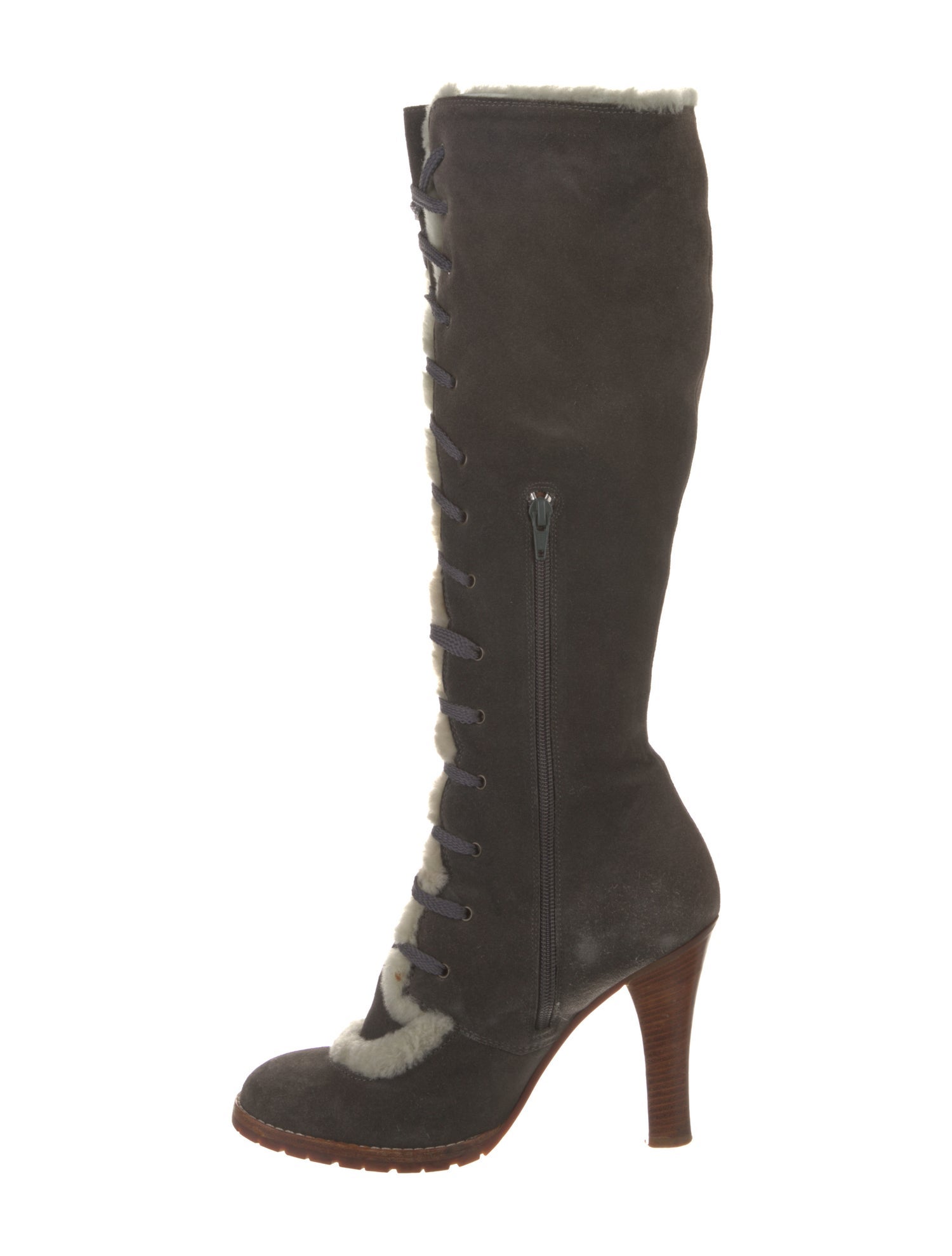 Marc Jacobs Suede Lace-Up Boots