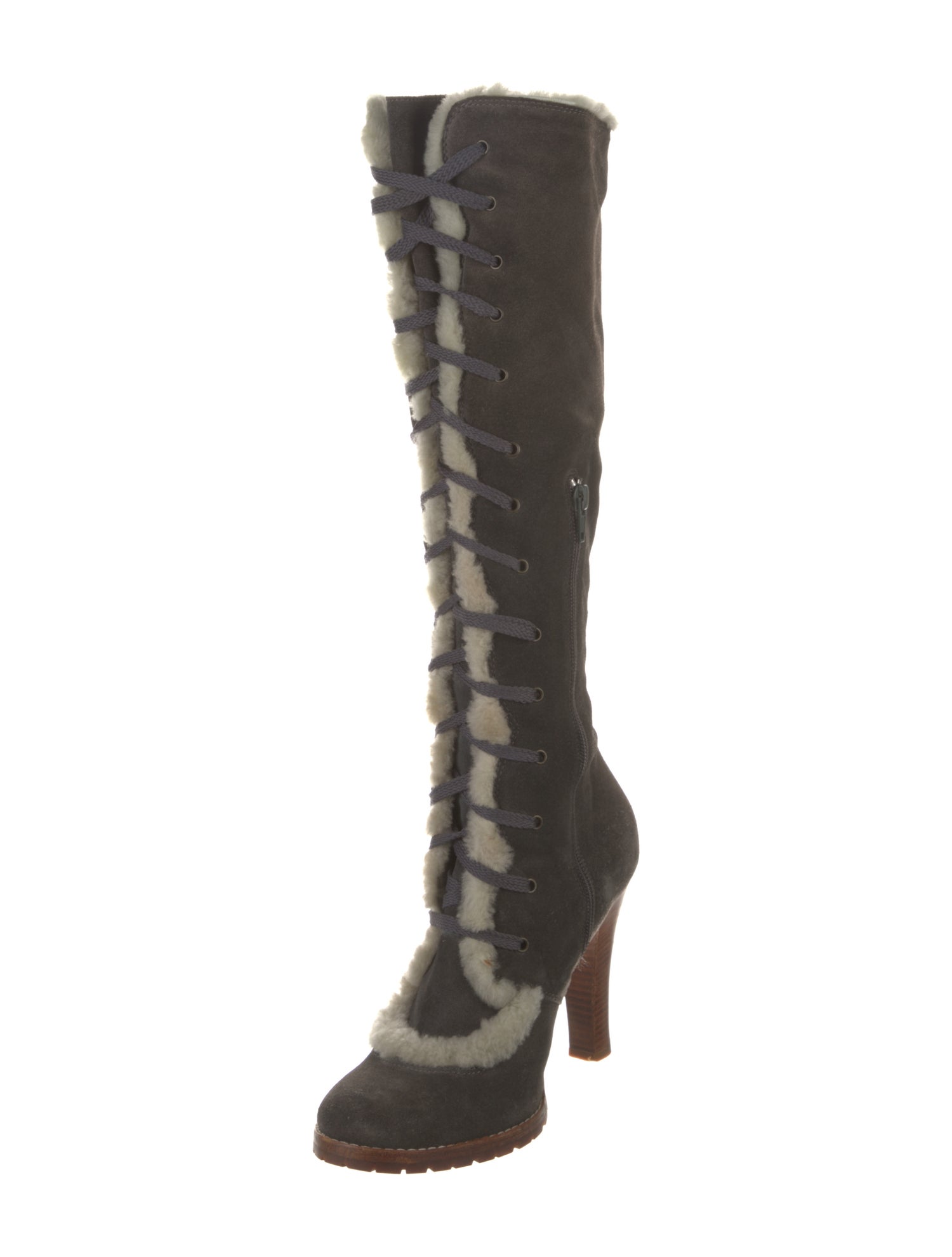 Marc Jacobs Suede Lace-Up Boots
