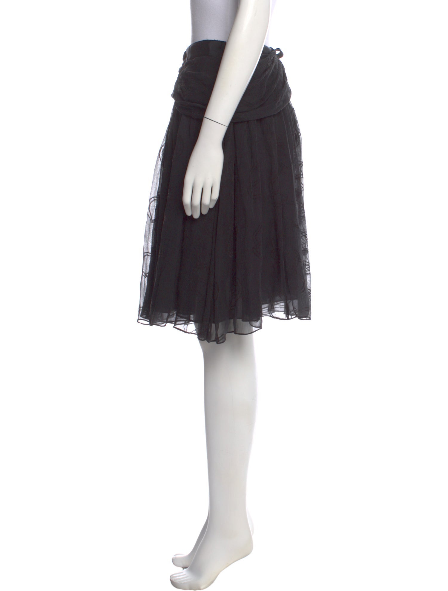 Marc Jacobs Silk Knee-Length Skirt