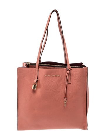 Pre-owned Marc Jacobs Leather Tote In Pink