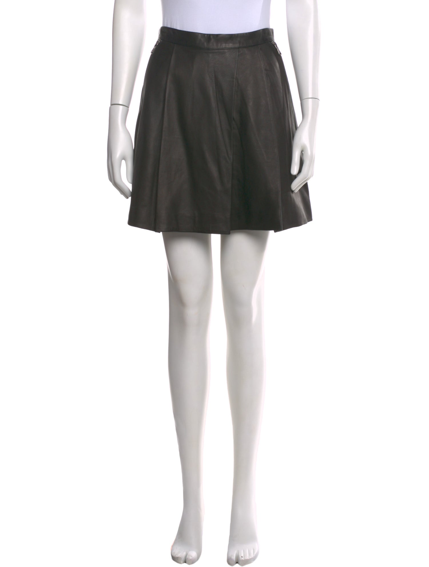 Marc Jacobs Lamb Leather Mini Skirt
