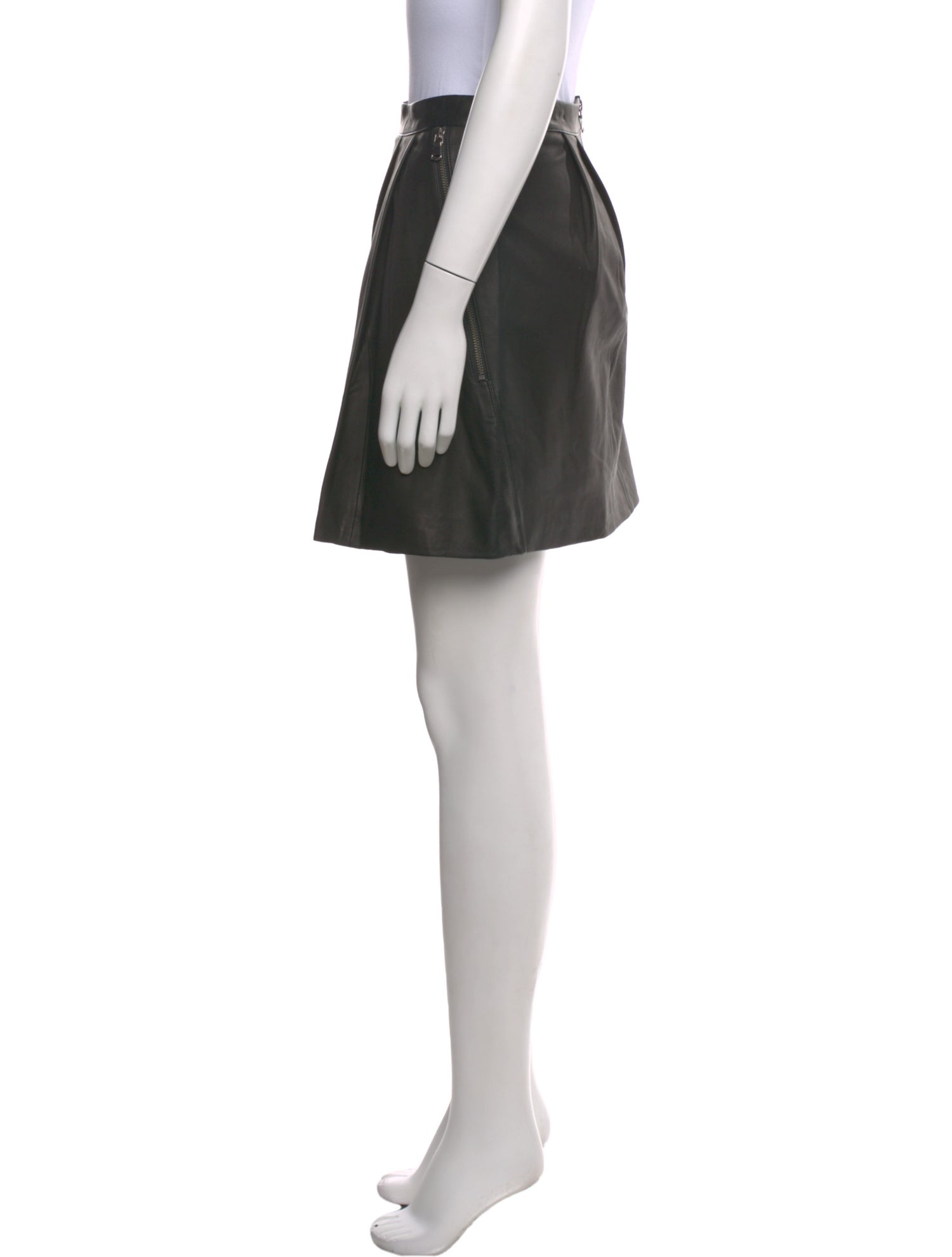 Marc Jacobs Lamb Leather Mini Skirt