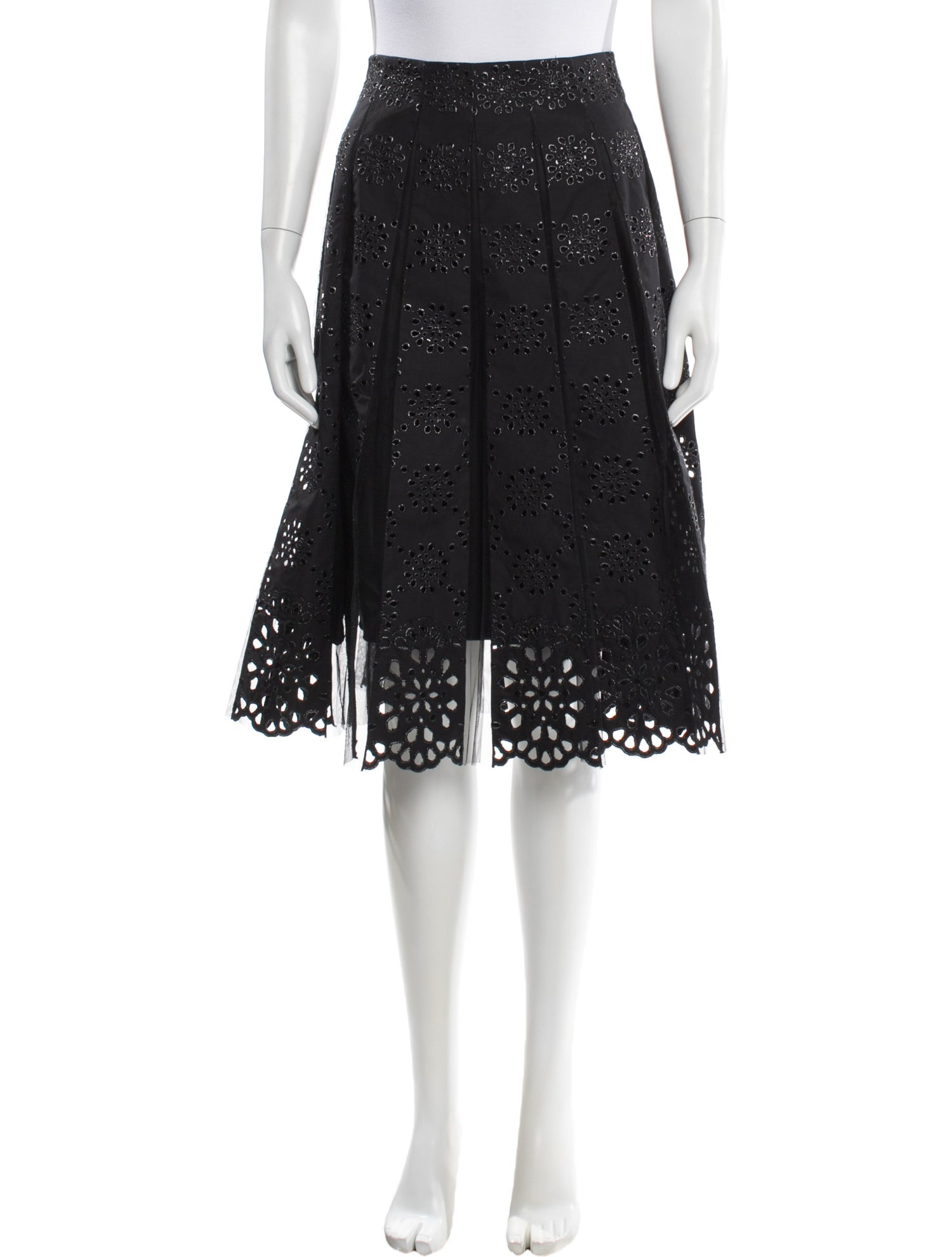 Marc Jacobs Lace Pattern Knee-Length Skirt