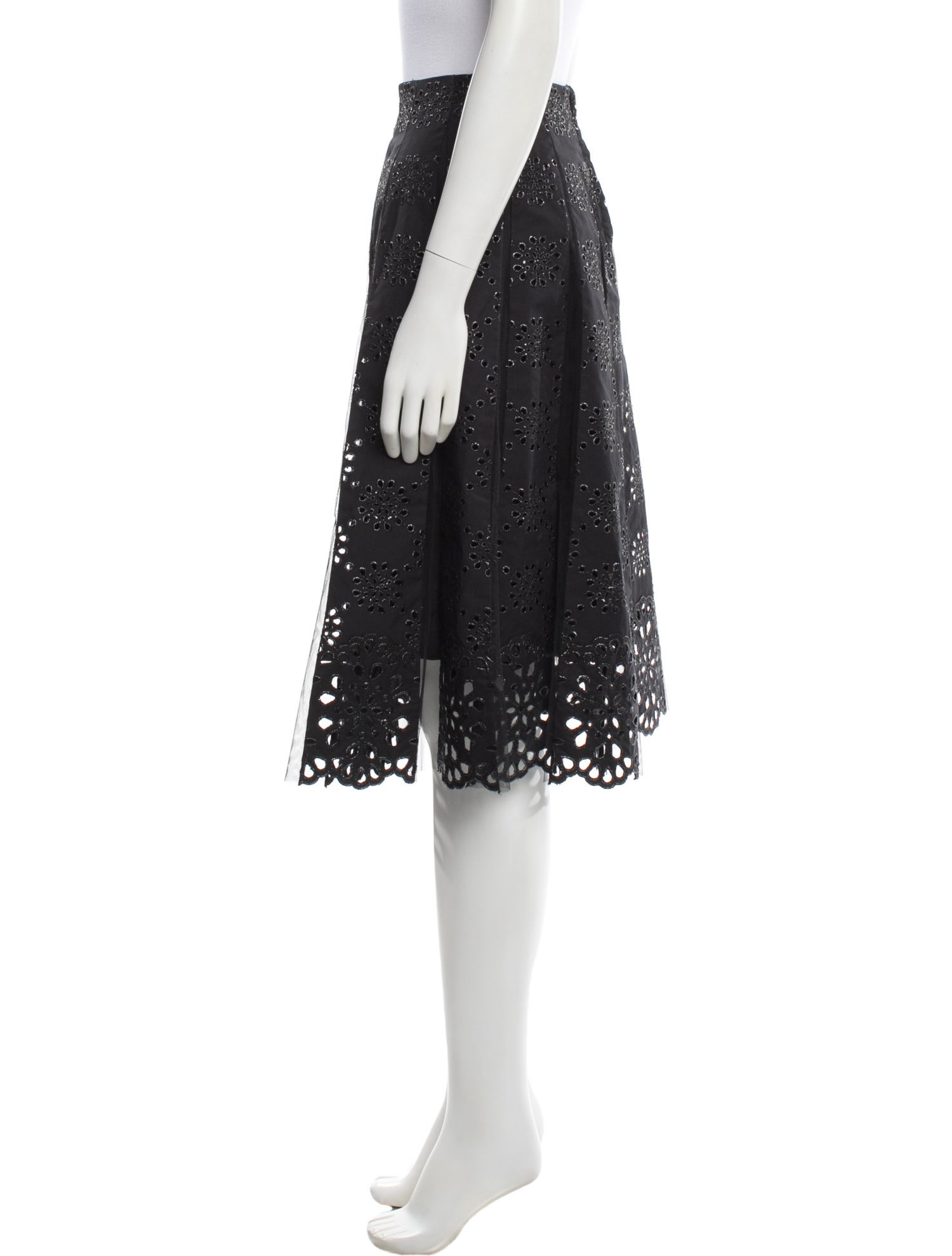 Marc Jacobs Lace Pattern Knee-Length Skirt
