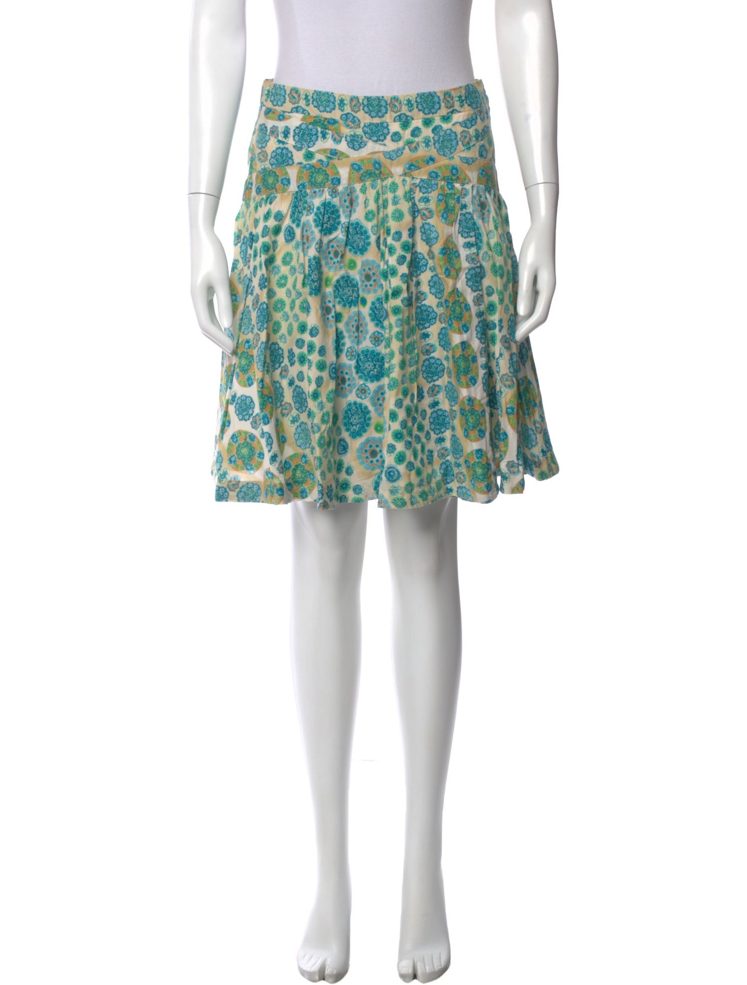 Marc Jacobs Floral Print Knee-Length Skirt