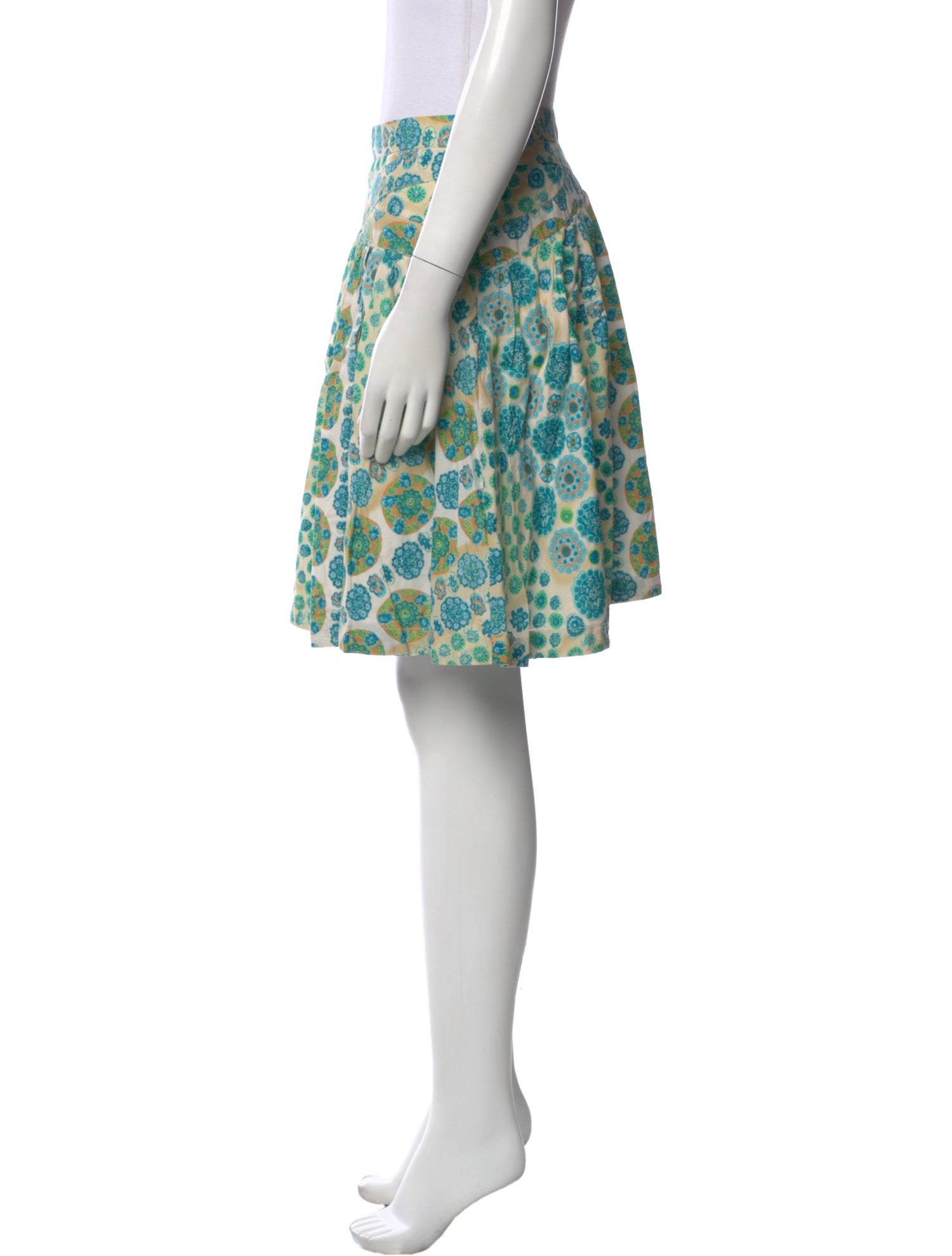 Marc Jacobs Floral Print Knee-Length Skirt