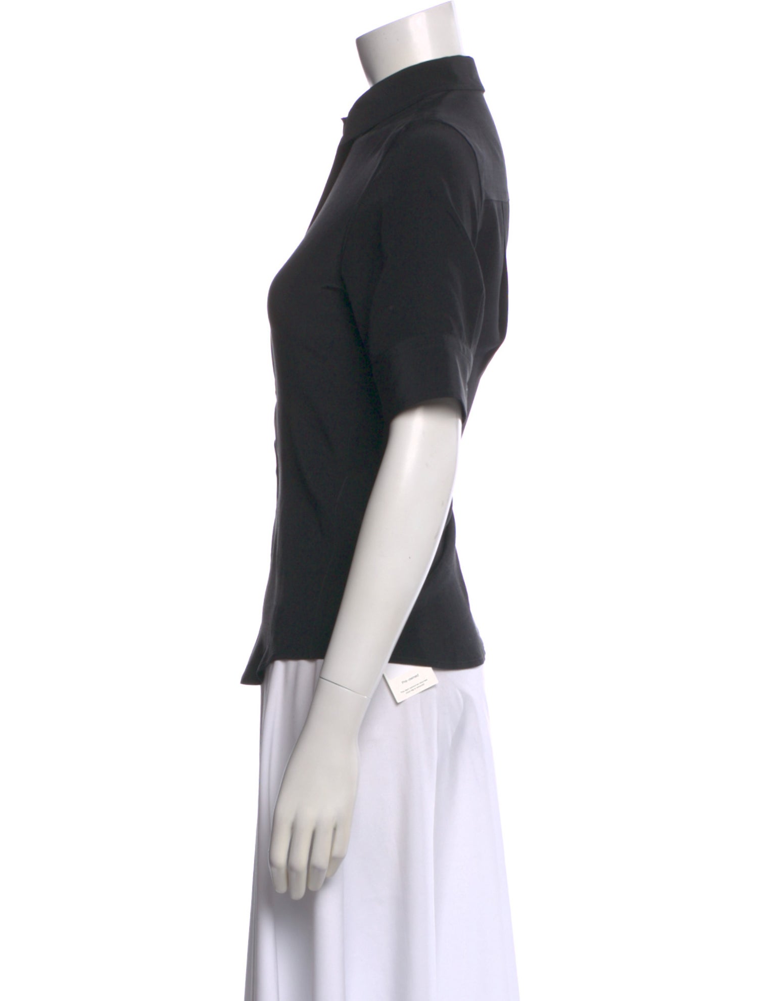 Marc Jacobs Silk Three-Quarter Sleeve Blouse