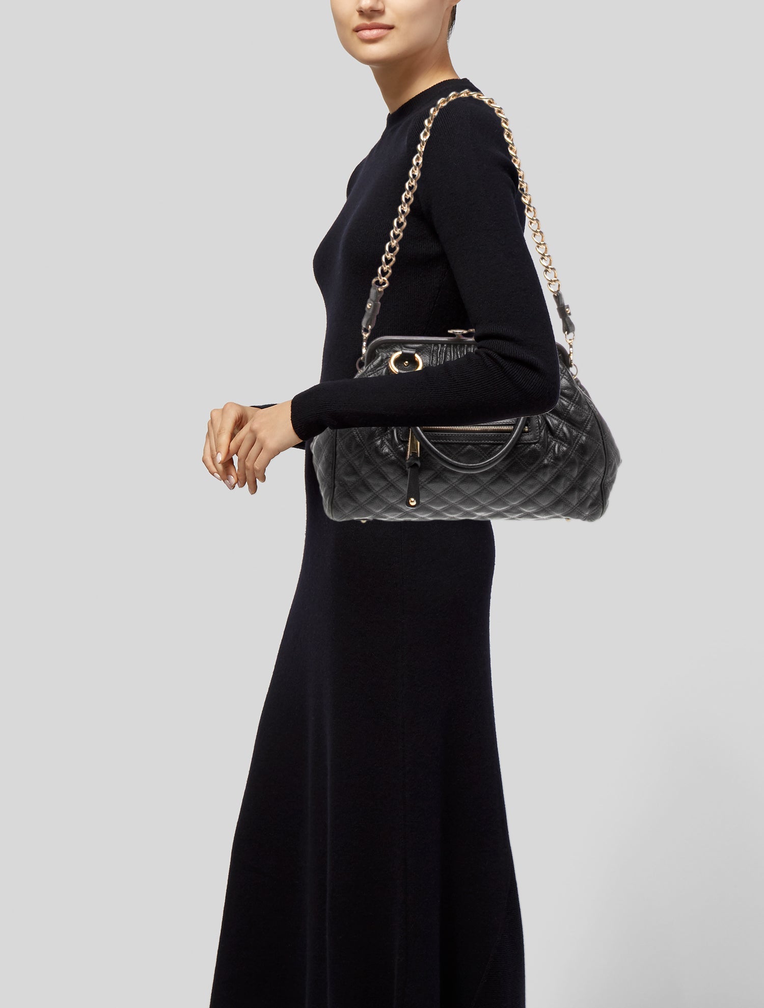 Marc Jacobs Quilted Top Handle Bag