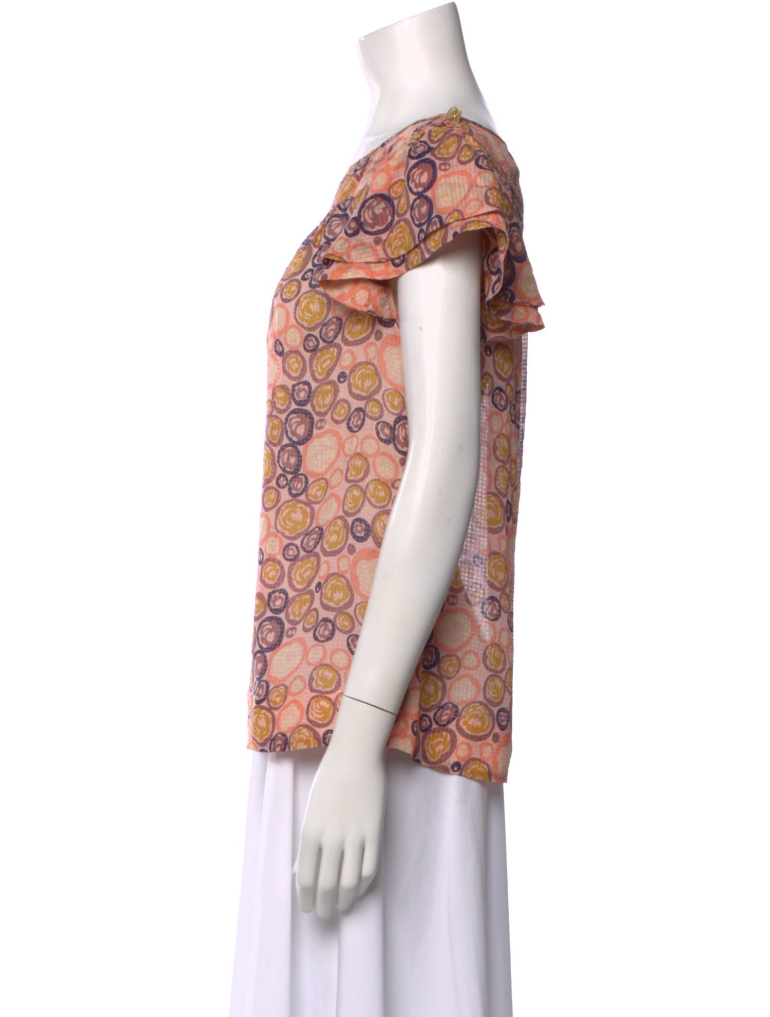 Marc Jacobs Silk Patterned Top w/ Tags