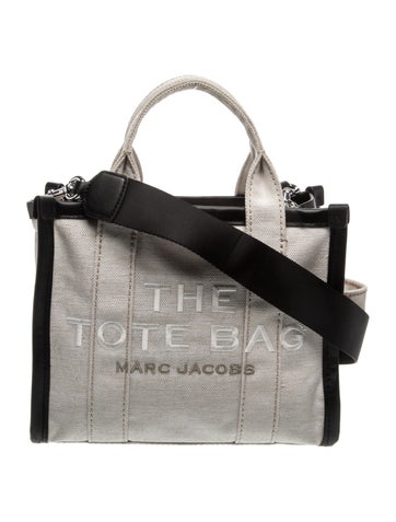 Pre-owned Marc Jacobs Canvas Top Handle Bag In Neutral