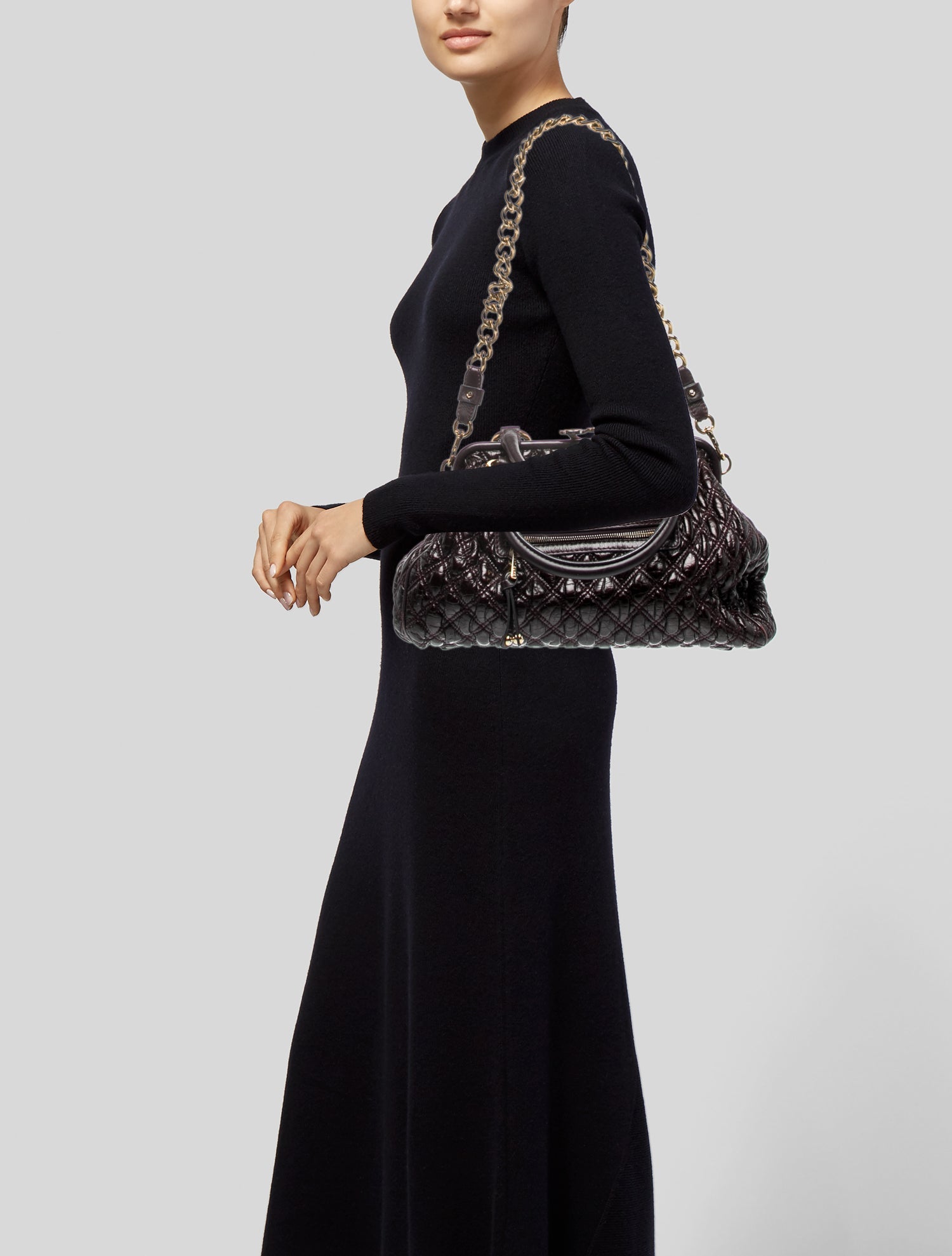 Marc Jacobs Quilted Top Handle Bag
