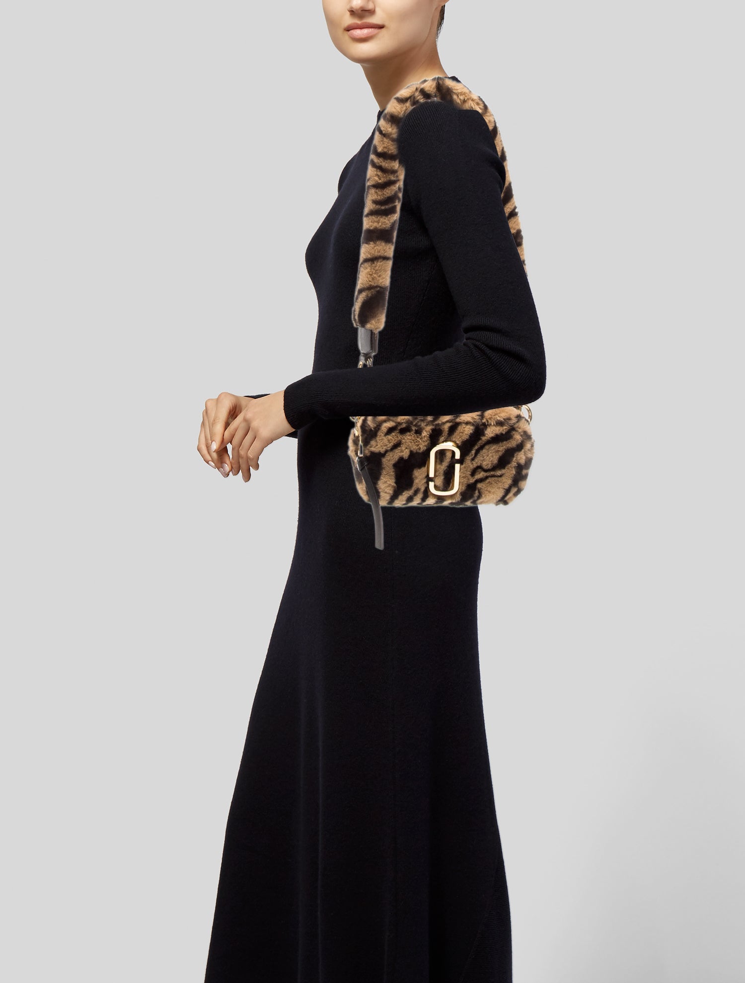 Marc Jacobs Faux Fur Shoulder Bag