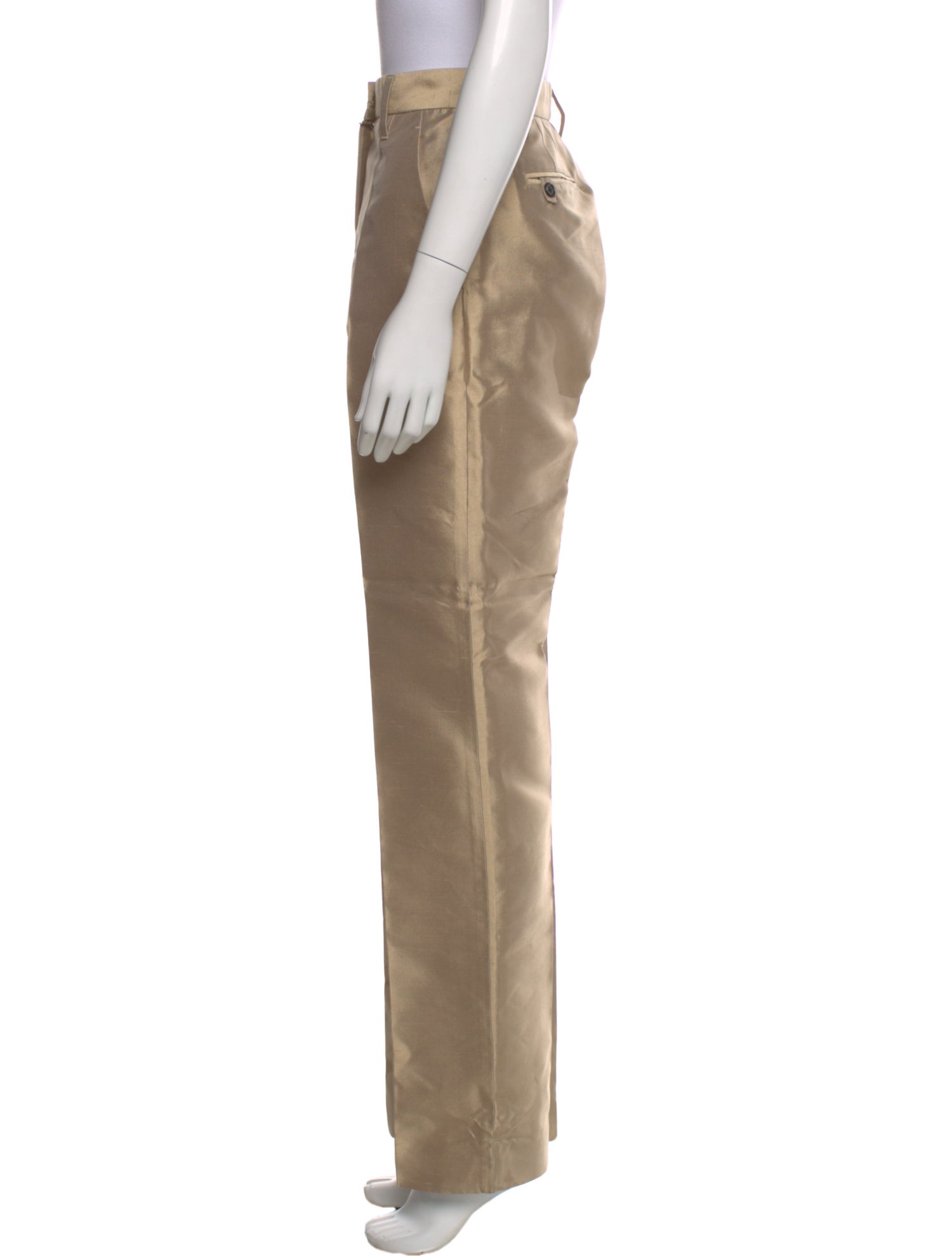 Marc Jacobs Silk Straight Leg Pants