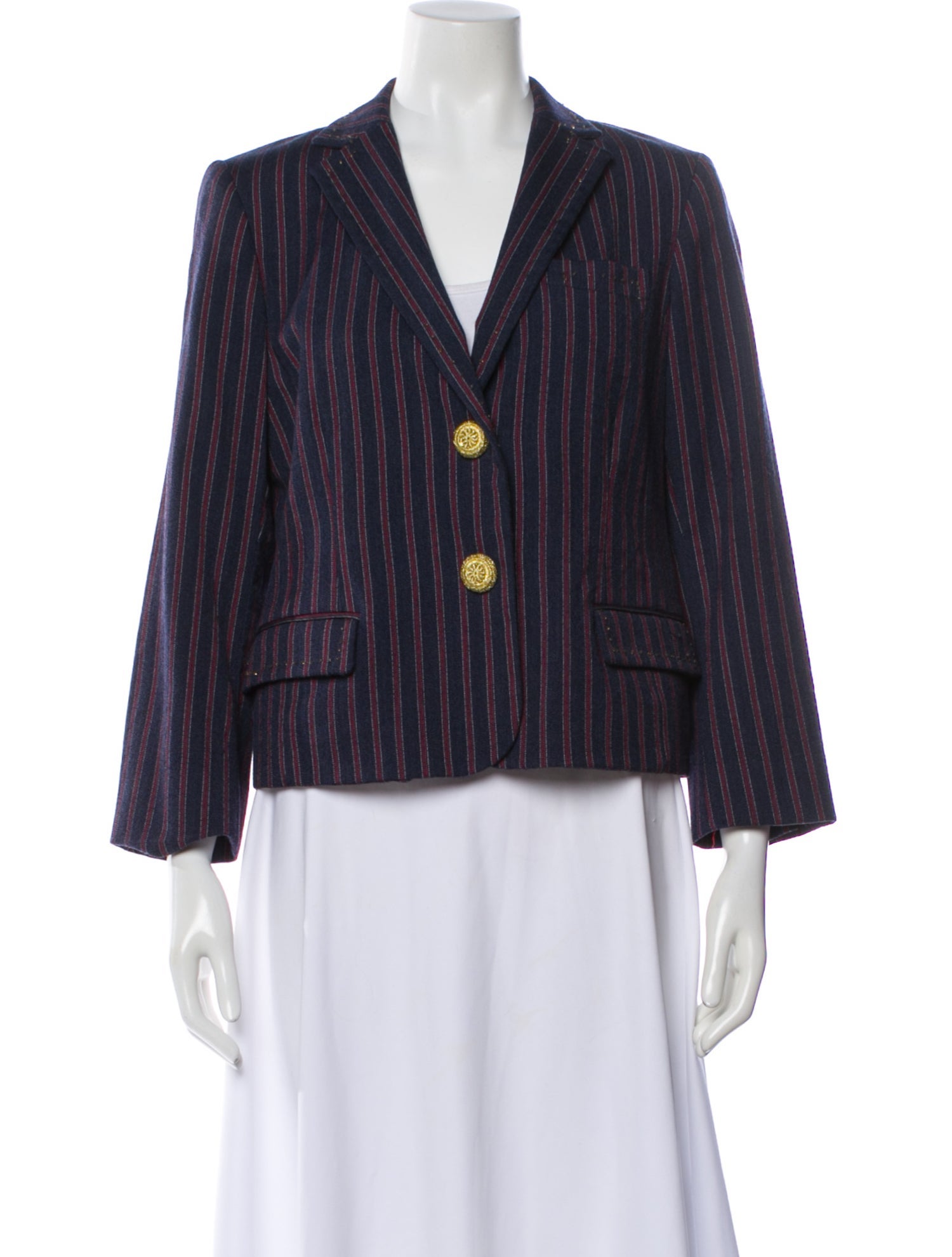 Marc Jacobs Wool Striped Blazer