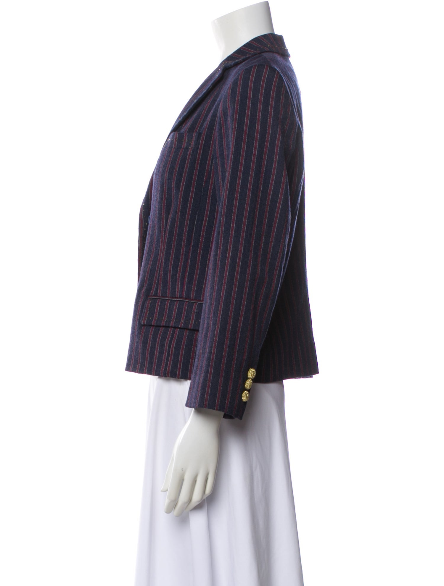 Marc Jacobs Wool Striped Blazer