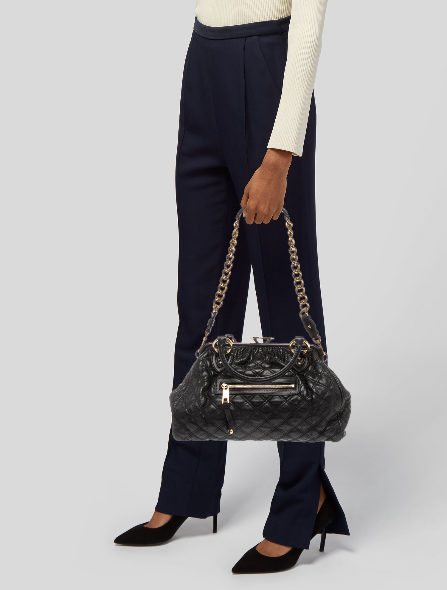 Marc Jacobs Quilted Top Handle Bag
