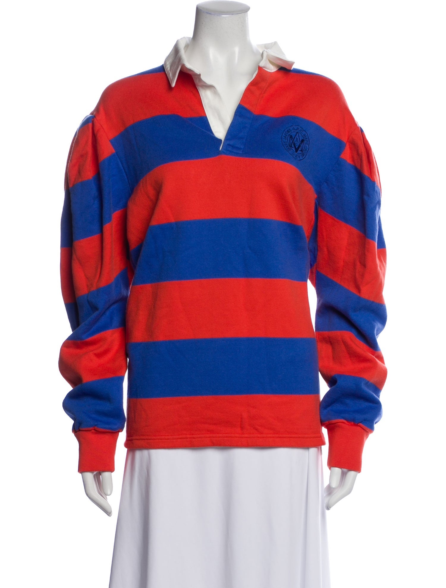 Marc Jacobs Striped Long Sleeve Polo w/ Tags