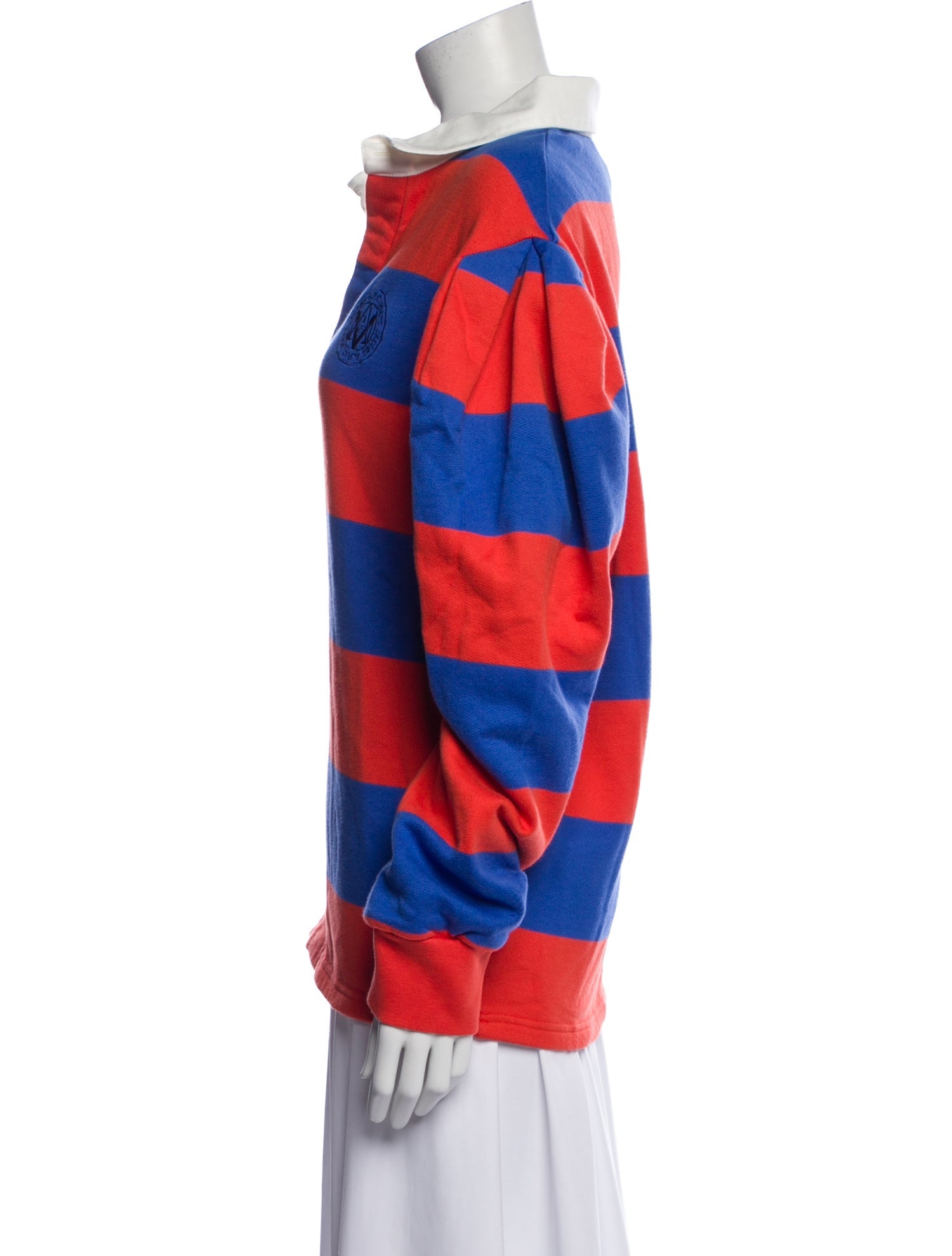 Marc Jacobs Striped Long Sleeve Polo w/ Tags