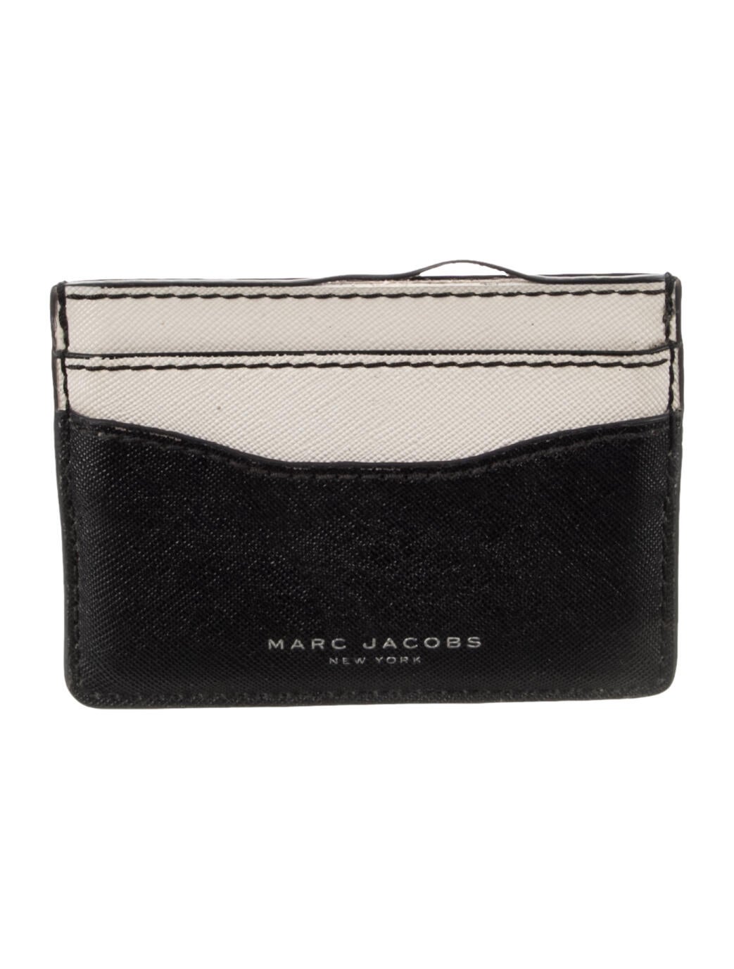 Marc Jacobs Leather Colorblock Pattern Card Holder