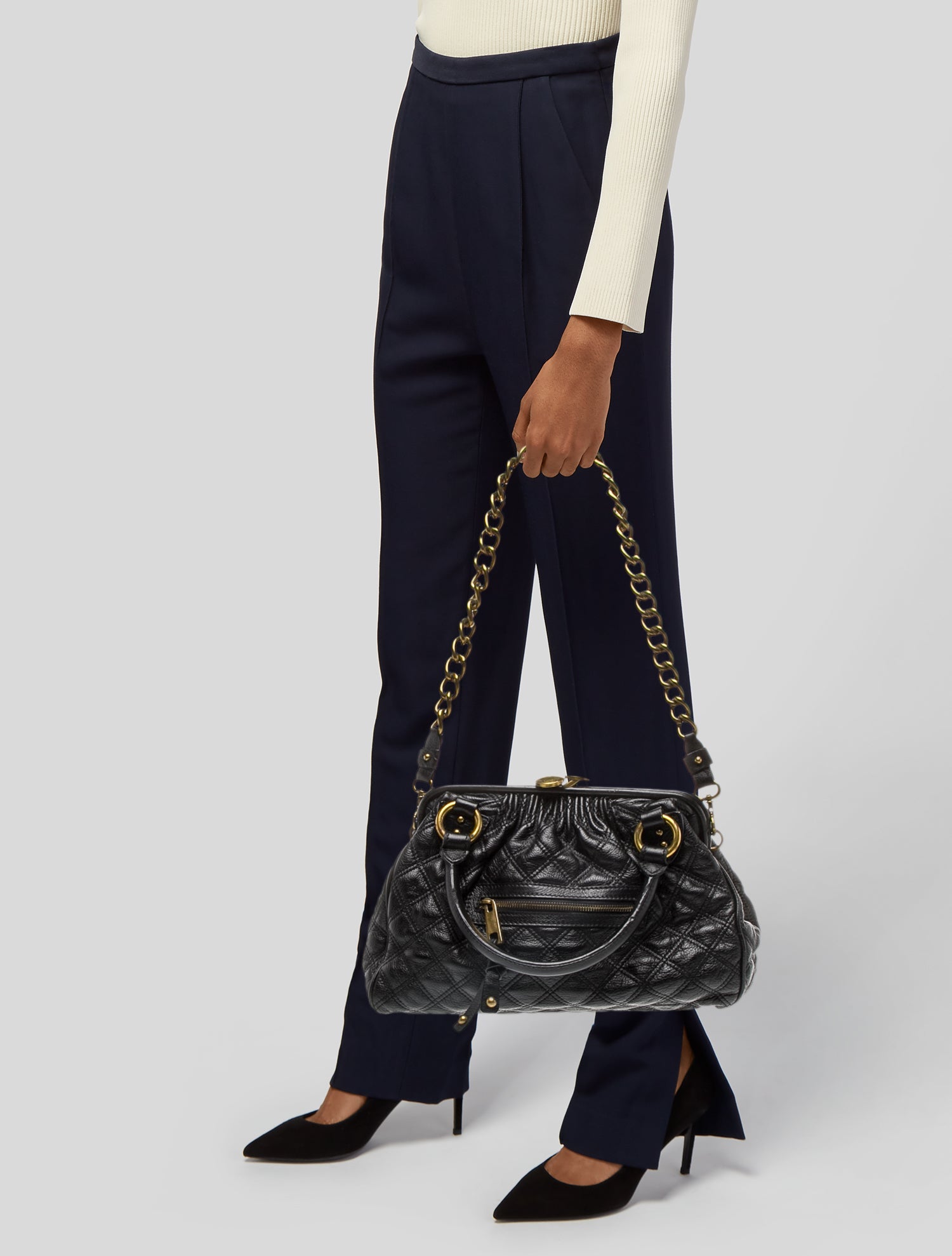 Marc Jacobs Quilted Top Handle Bag