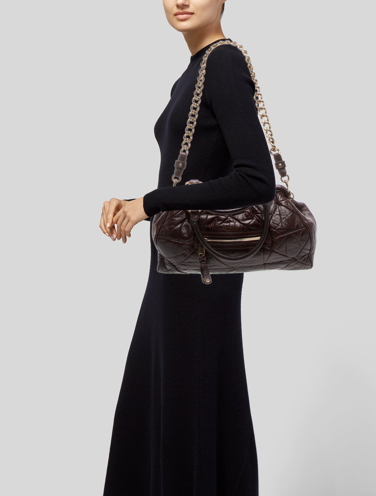 Marc Jacobs Quilted Top Handle Bag