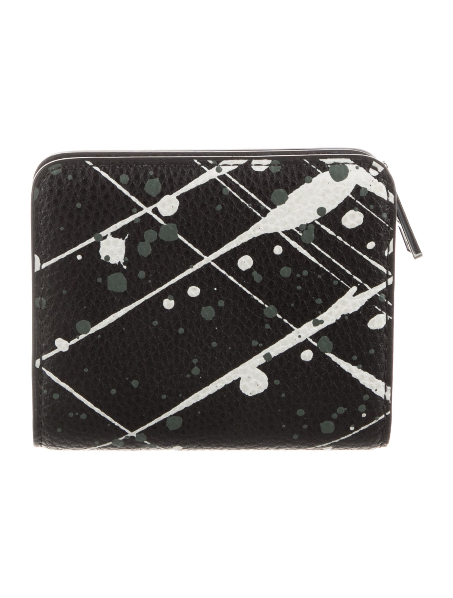 Marc Jacobs Leather Printed Compact Wallet