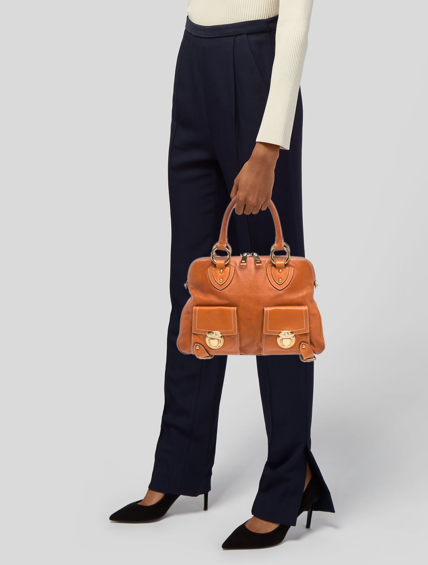 Marc Jacobs Quilted Top Handle Bag