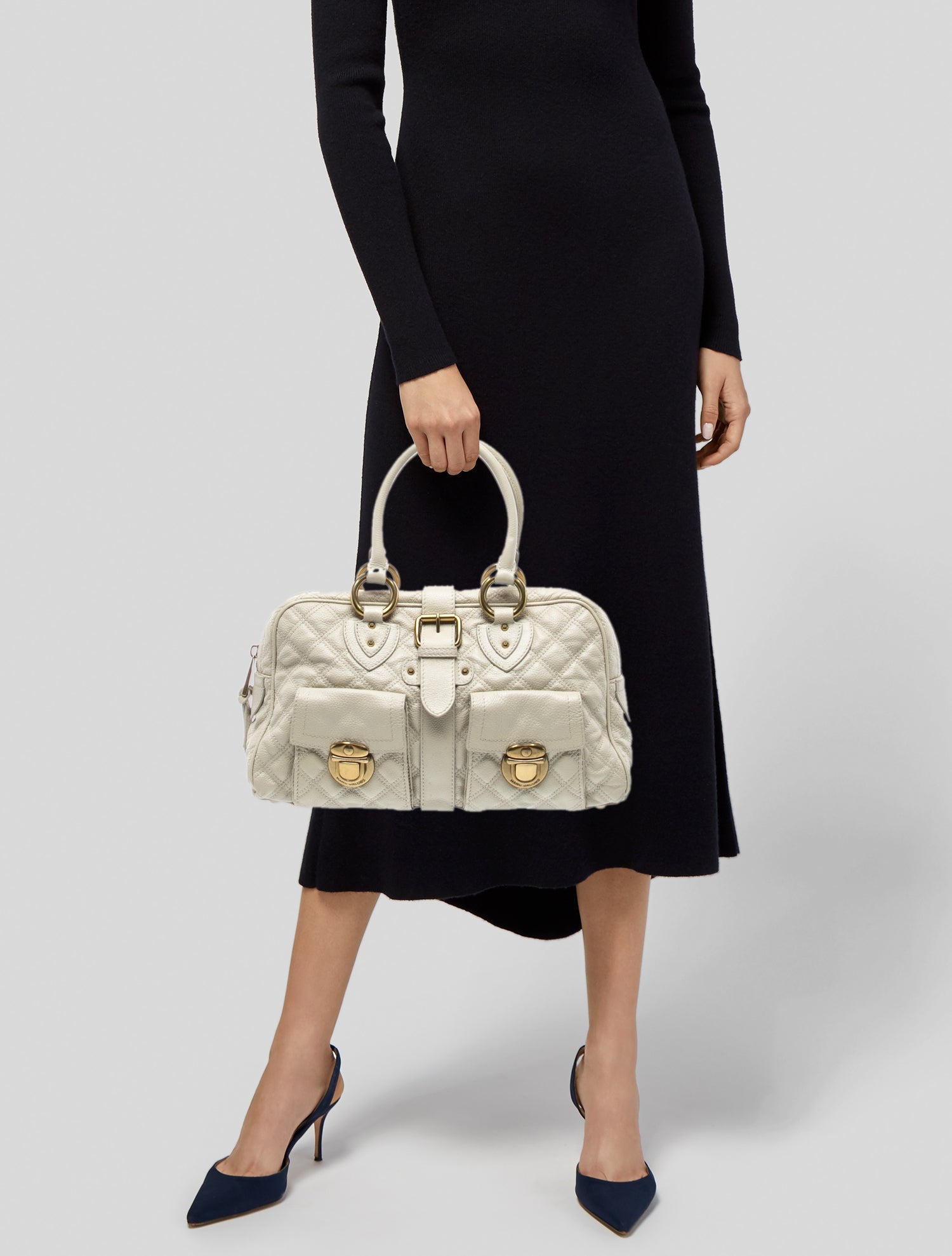 Marc Jacobs Quilted Top Handle Bag