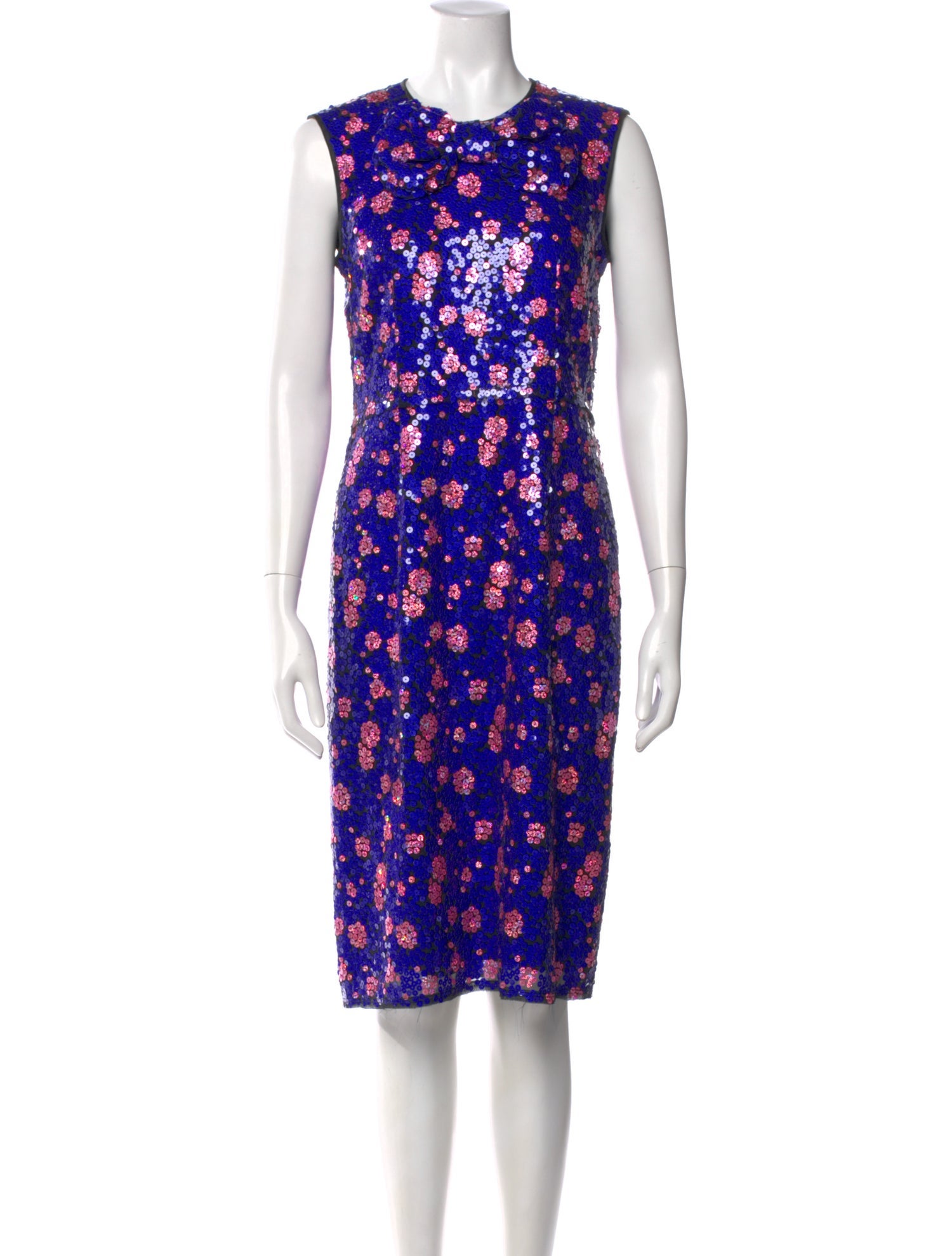 Marc Jacobs Floral Print Midi Length Dress