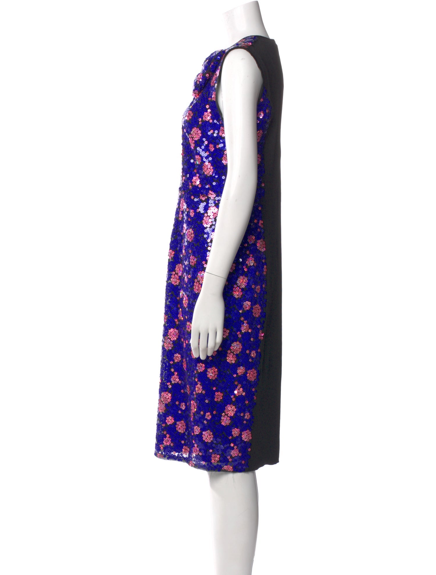 Marc Jacobs Floral Print Midi Length Dress