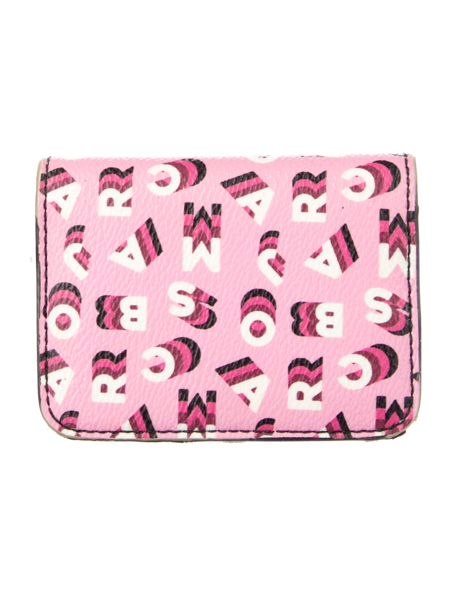 Marc Jacobs Leather Printed Card Holder