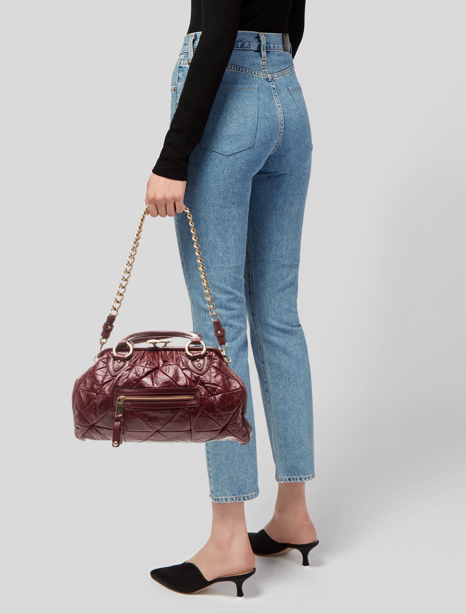 Marc Jacobs Quilted Top Handle Bag