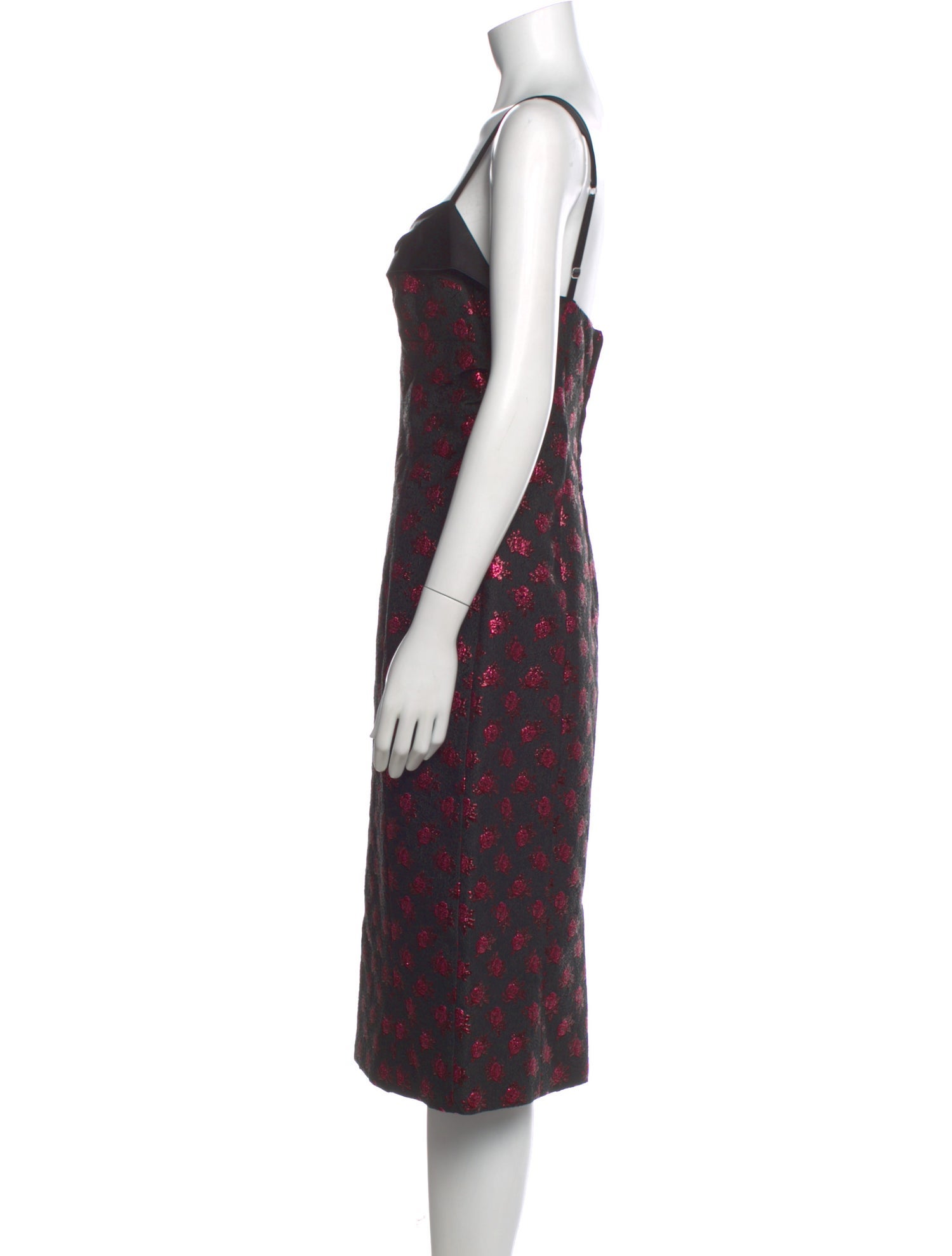 Marc Jacobs Floral Print Midi Length Dress w/ Tags