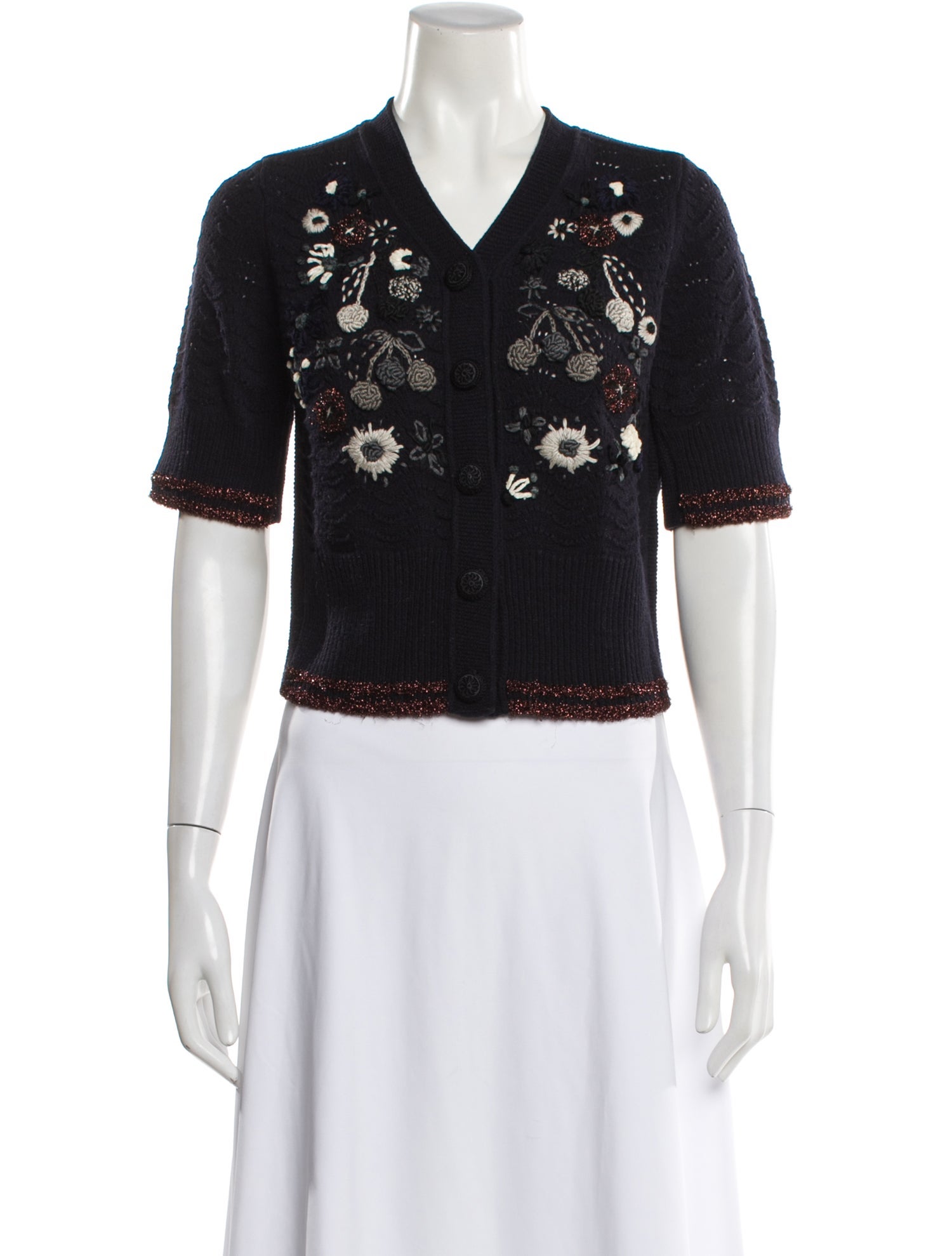 Marc Jacobs Wool V-Neck Sweater