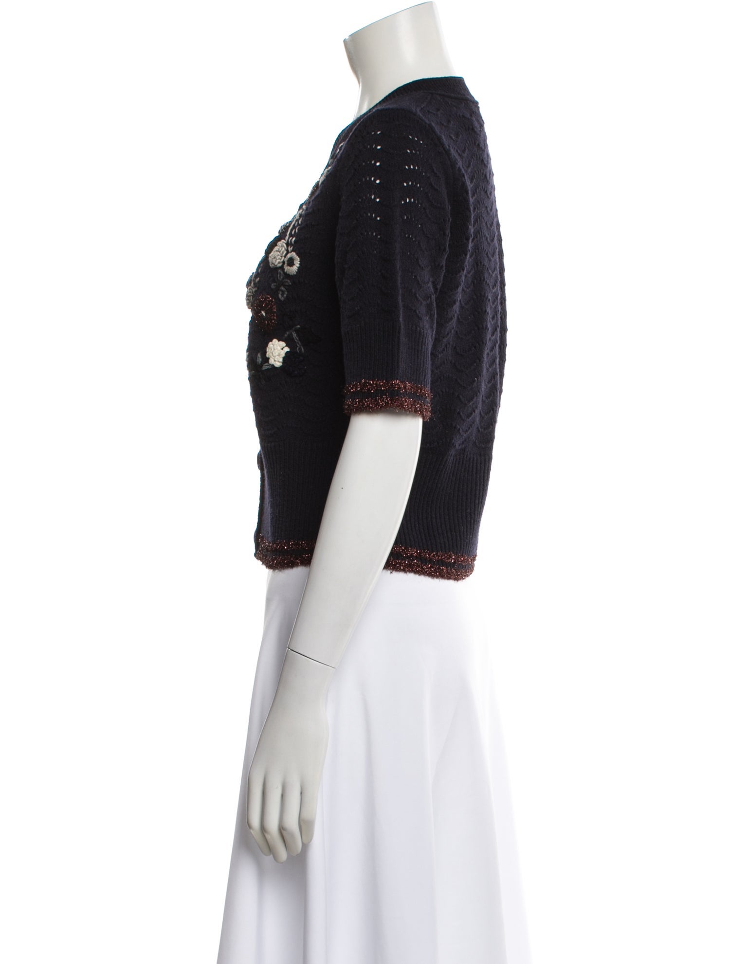 Marc Jacobs Wool V-Neck Sweater