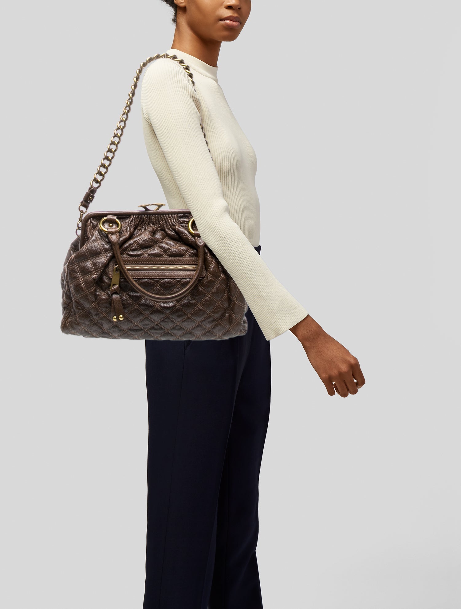 Marc Jacobs Quilted Top Handle Bag