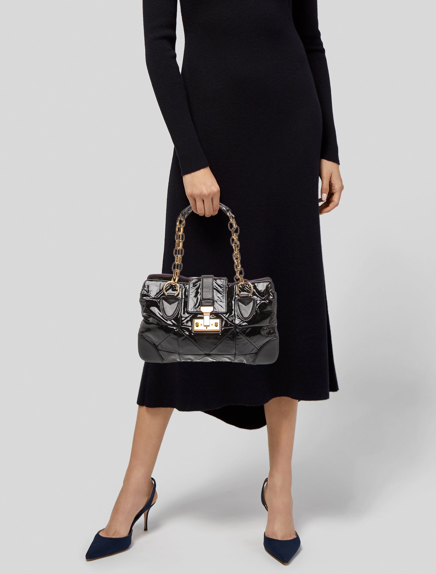 Marc Jacobs Quilted Top Handle Bag
