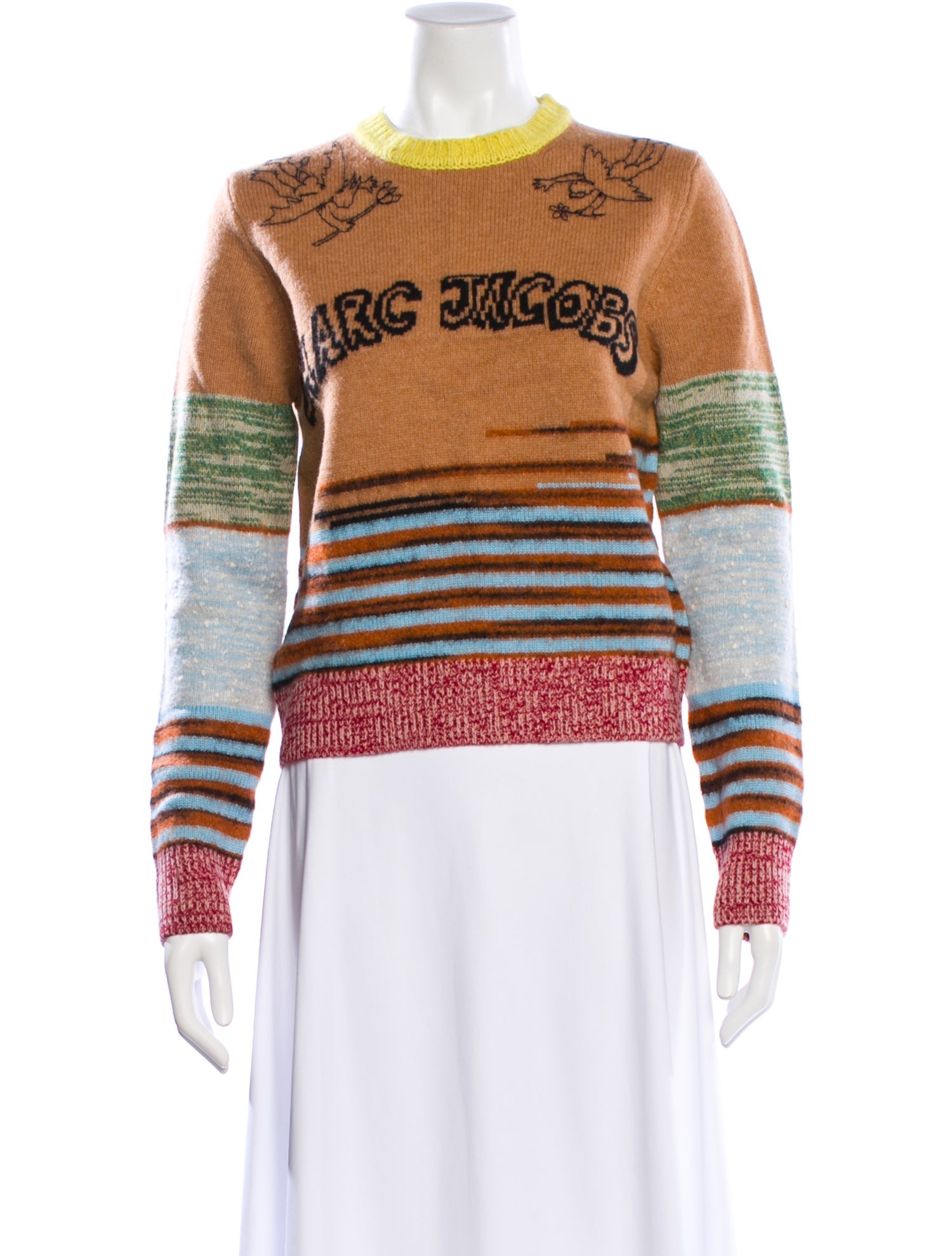 Marc Jacobs Wool Printed Sweater w/ Tags