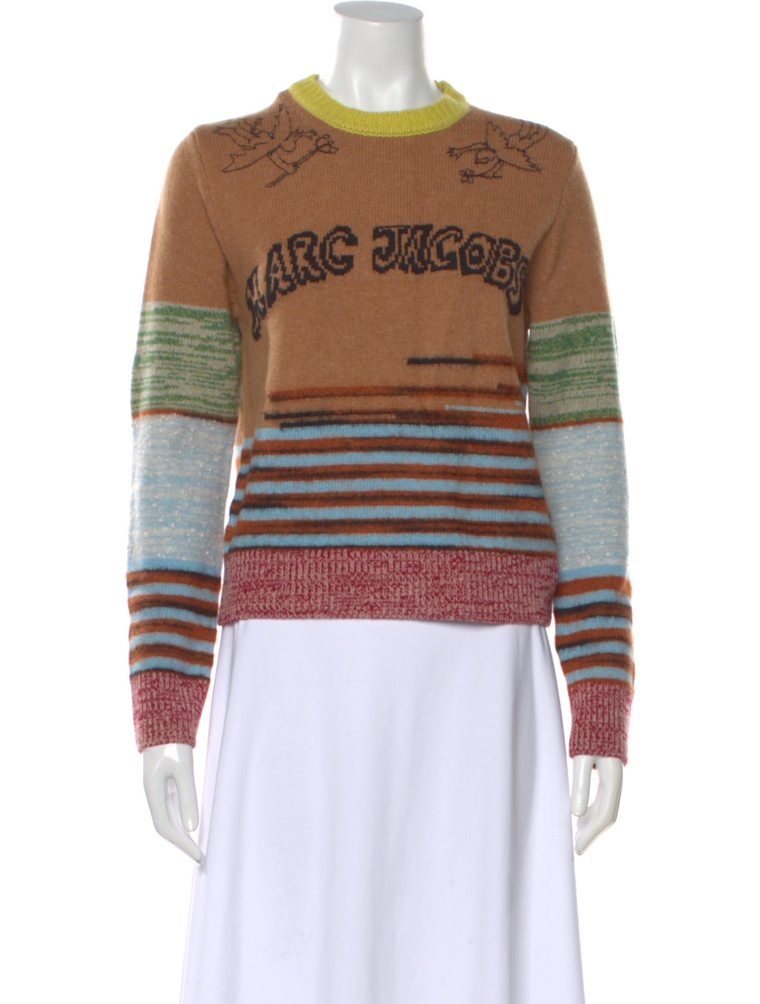 Marc Jacobs Wool Printed Sweater w/ Tags